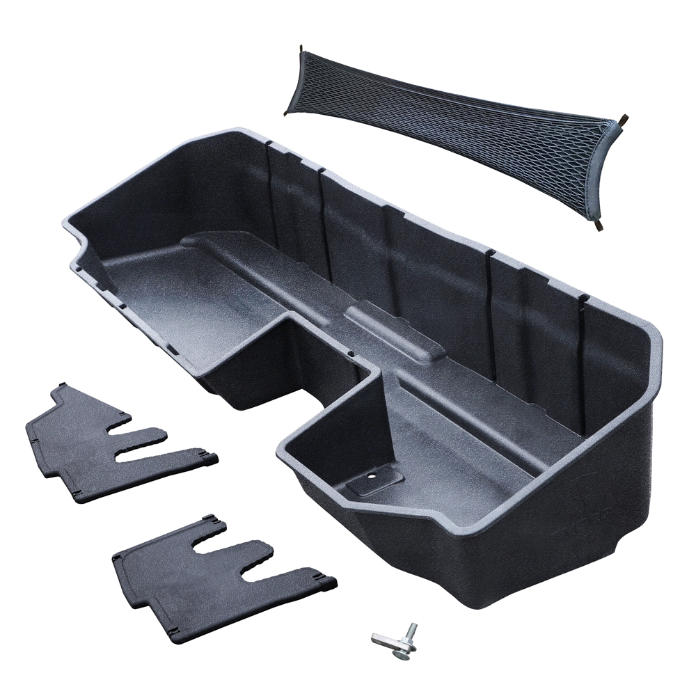 Underseat Storage Box Fit 19-24 Silverado/Sierra 1500; 20-23 2500/3500HD | TG-CB5C2278