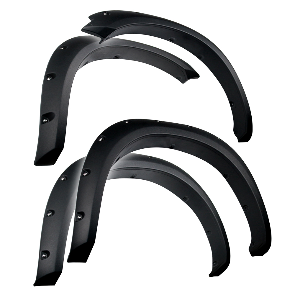 Bolt-Riveted Style 4PC fit 09-18 Ram 1500; 19-23 Classic