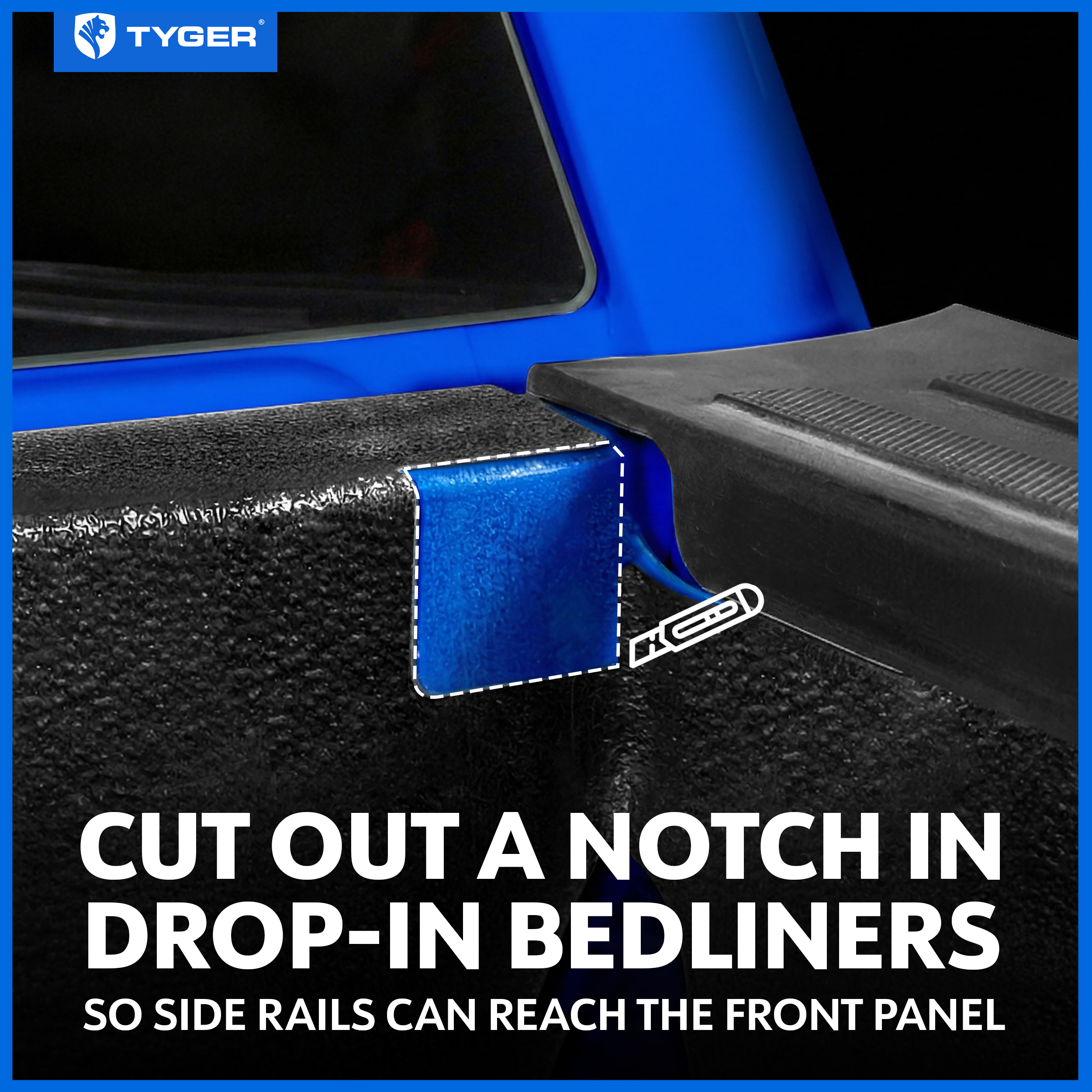 TYGER T2 Low Profile Soft Roll-up fit 2019-2026 Ram 1500 (Not Fit 19-24 Classic) | 6'4