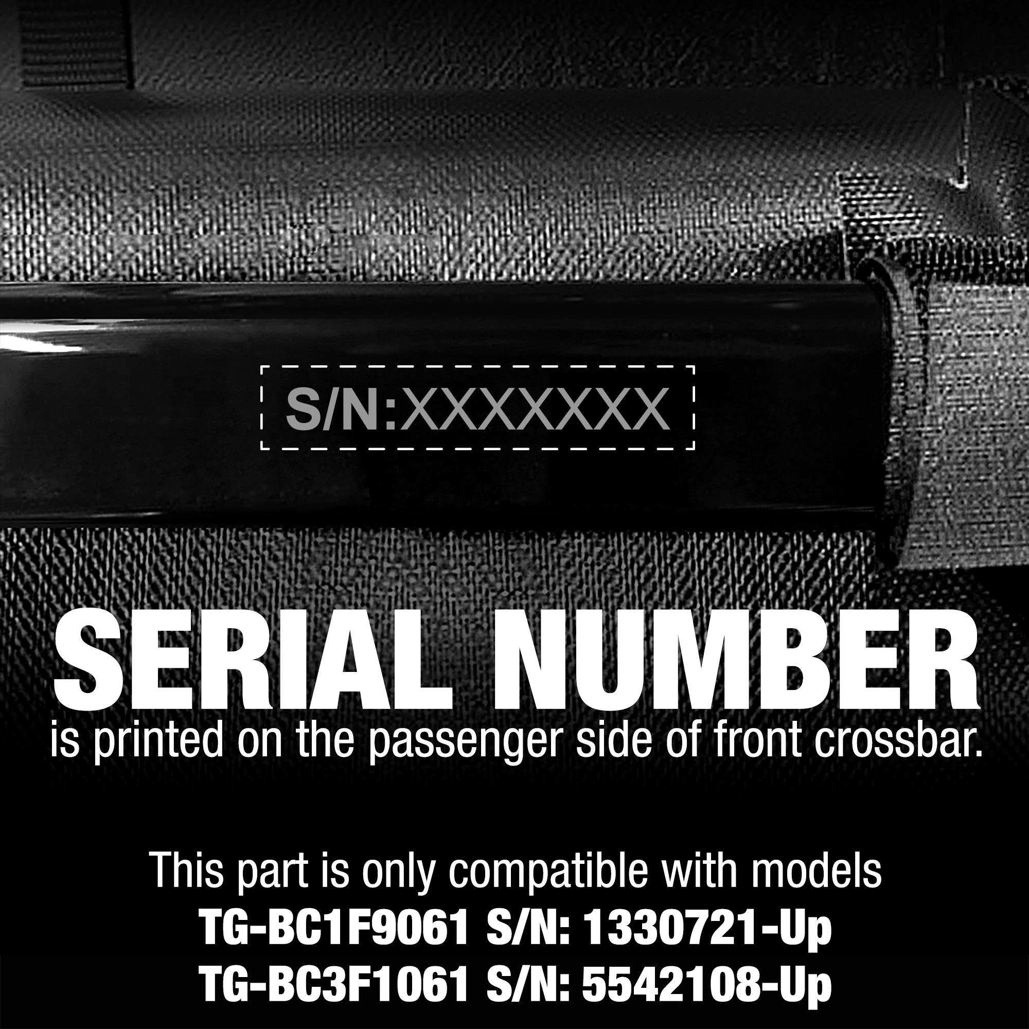 For Maverick - Side Seal Strip | Check Serial # | 56 x 5.5 x 3.5 mm | 2 Pieces | SP-BC0010