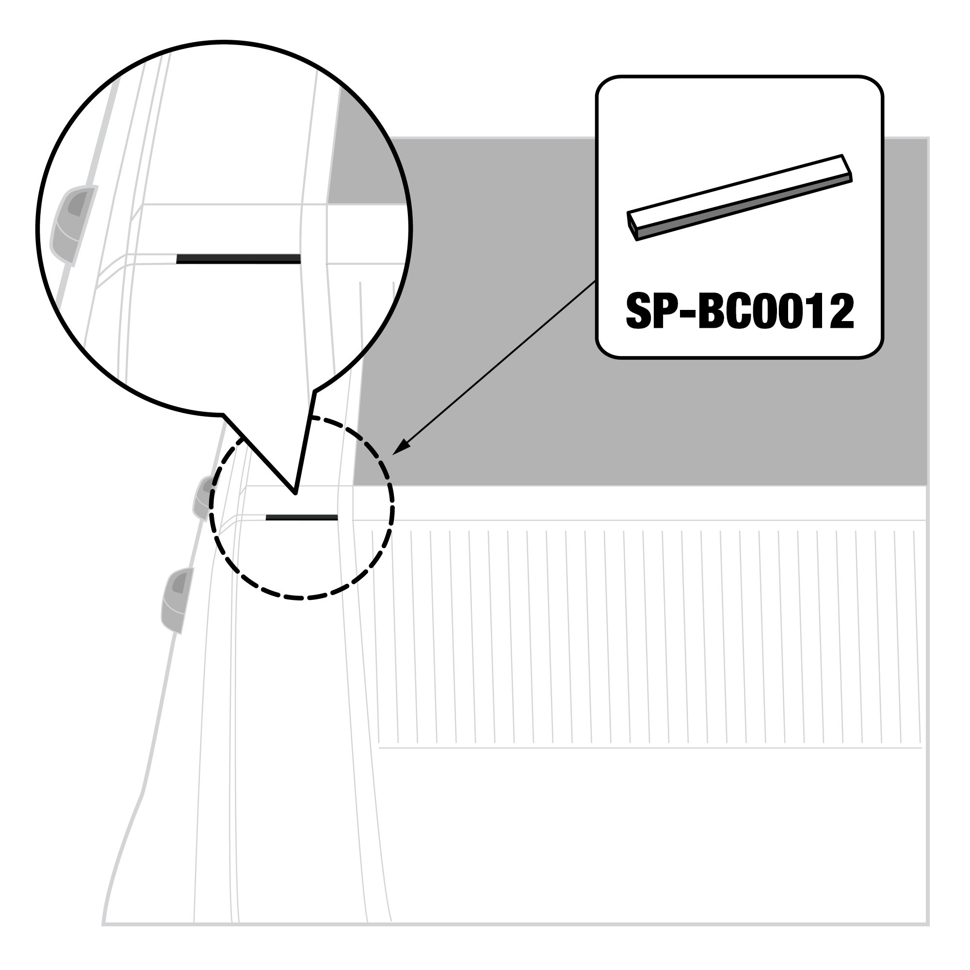 For Honda Ridgeline Bed Covers - Side Weather Seal Strips | 2 Pieces | SP-BC0012