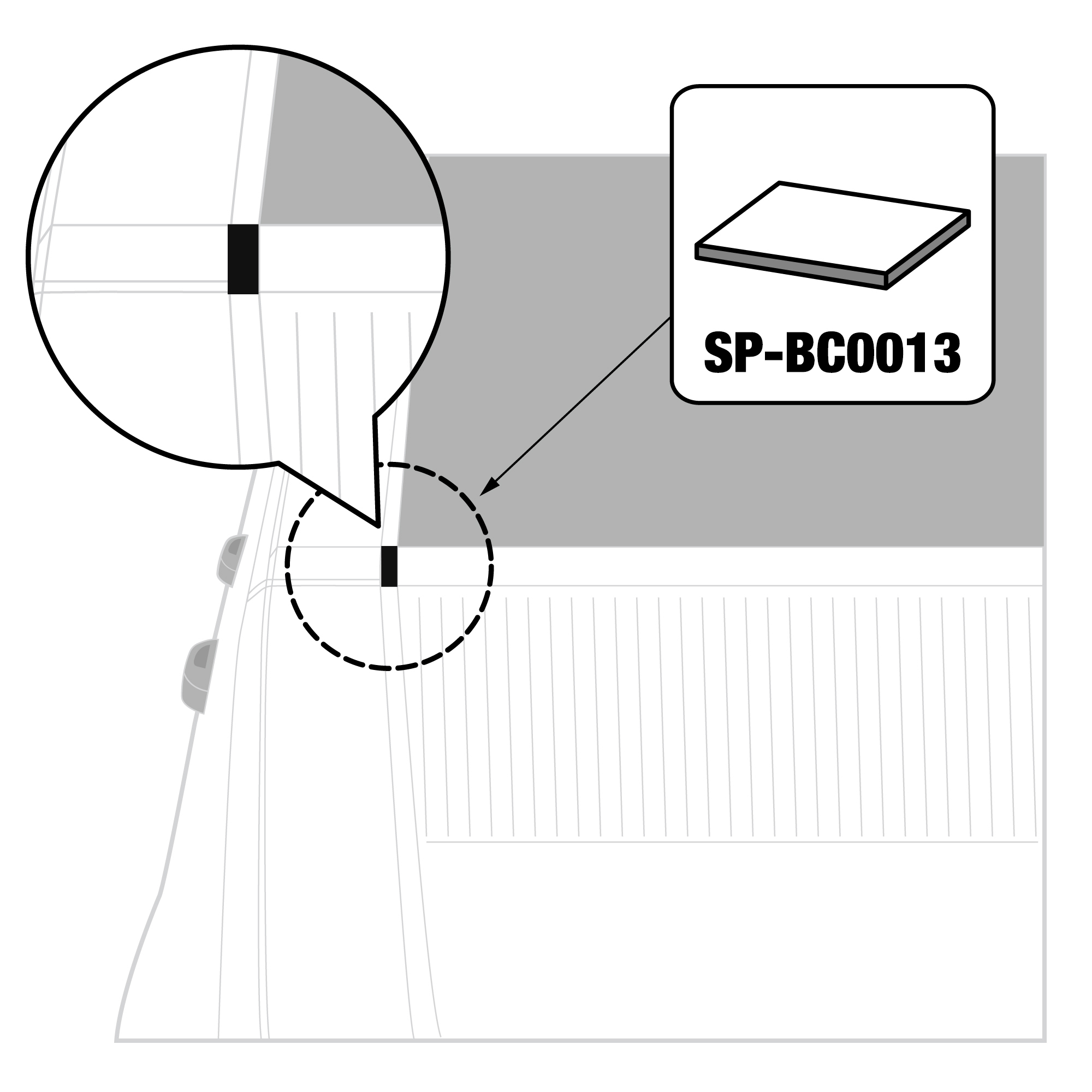 For Honda Ridgeline Bed Covers - Front Weather Seal Strips | 2 Pieces | SP-BC0013