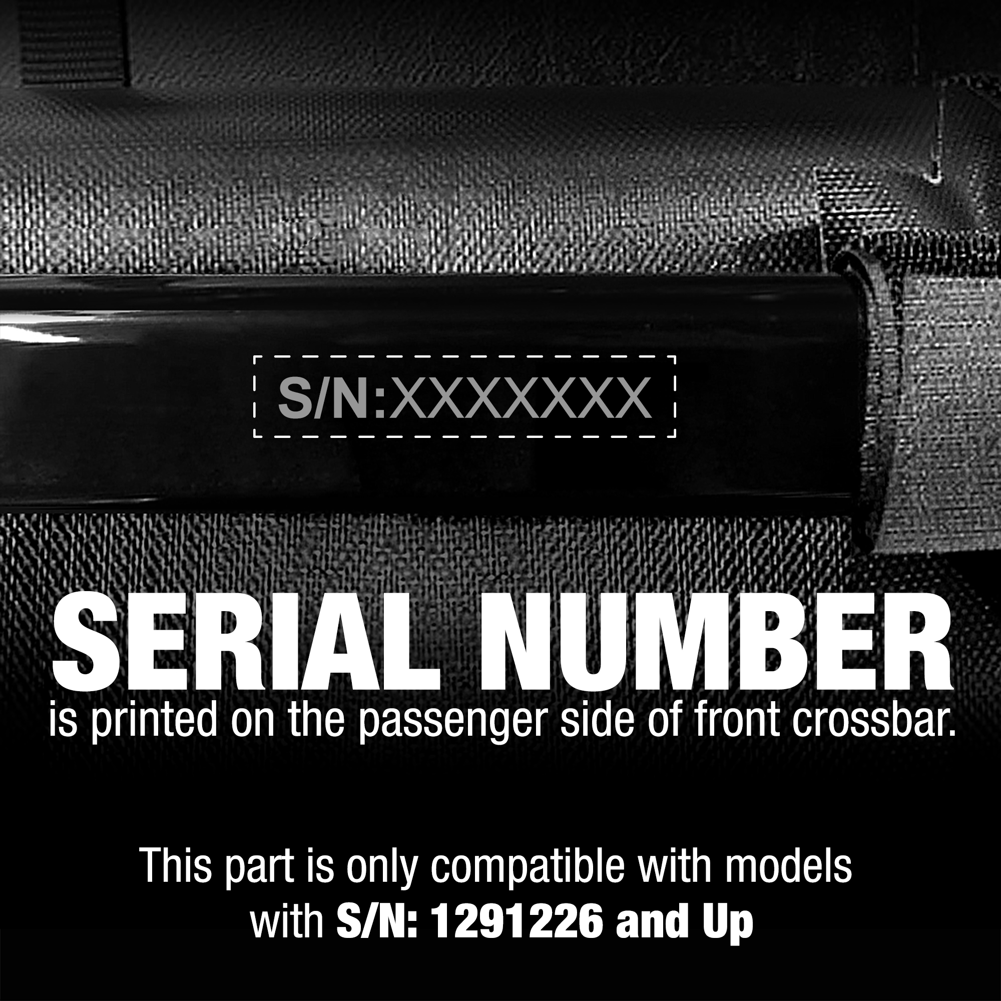For T1 - Front (Cab End) Foam Strip | V3 - Check Serial # | SP-BC1007B