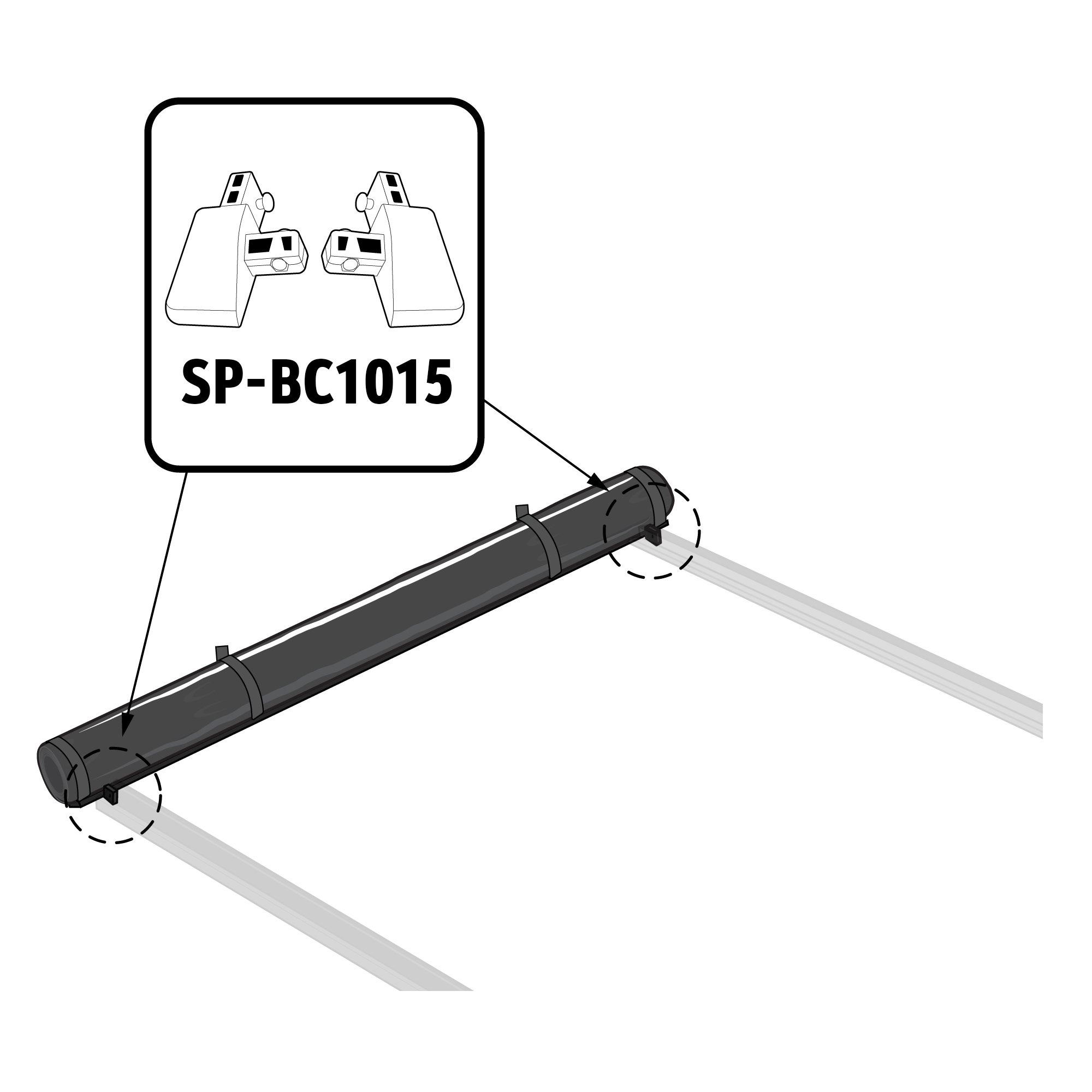 For T1 - Bulkhead End Plug Set | V1 - Check Serial # | Left and Right Pair | SP-BC1015