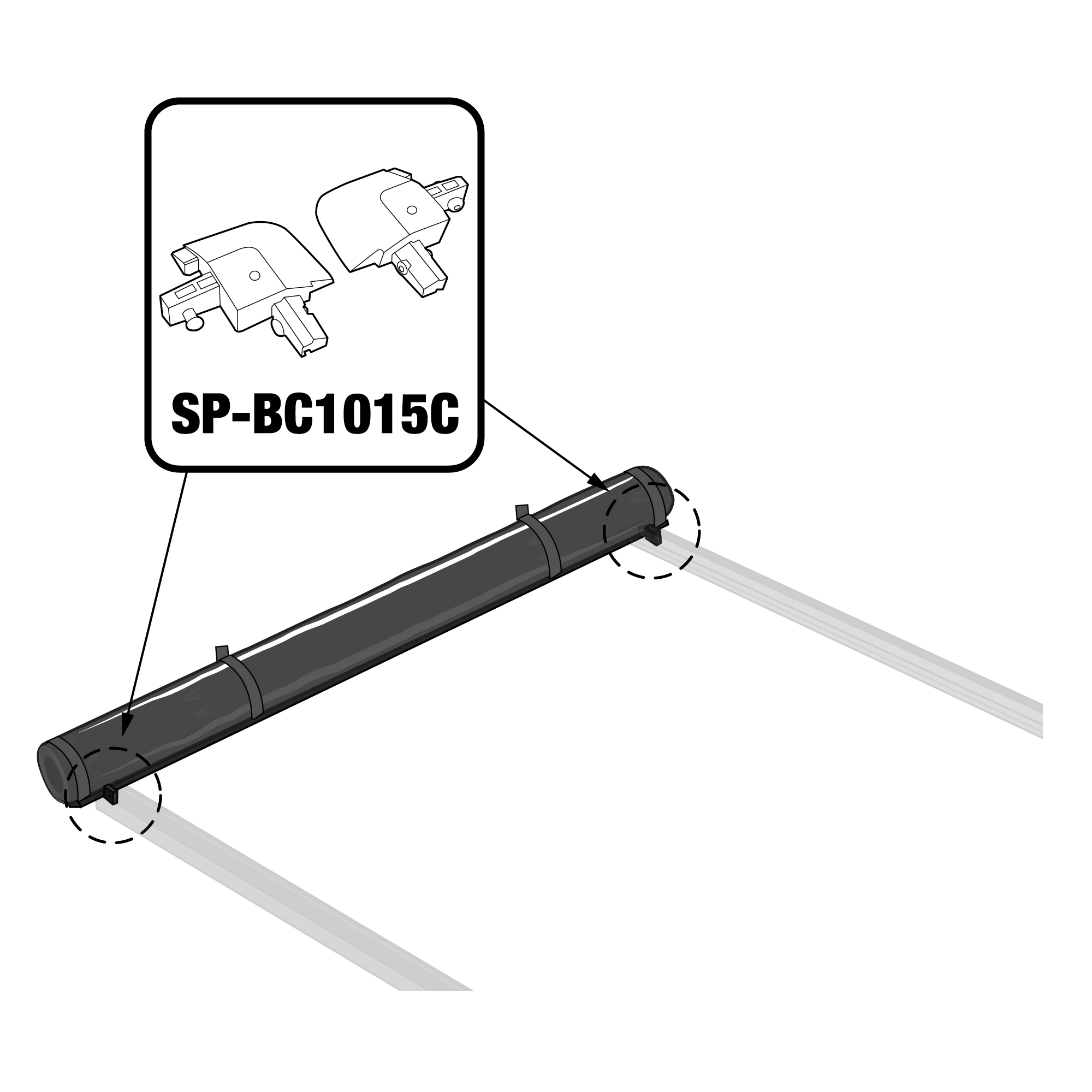 For T1 - Bulkhead End Plug Set | V4 - Check Serial # | Left and Right Pair | SP-BC1015C