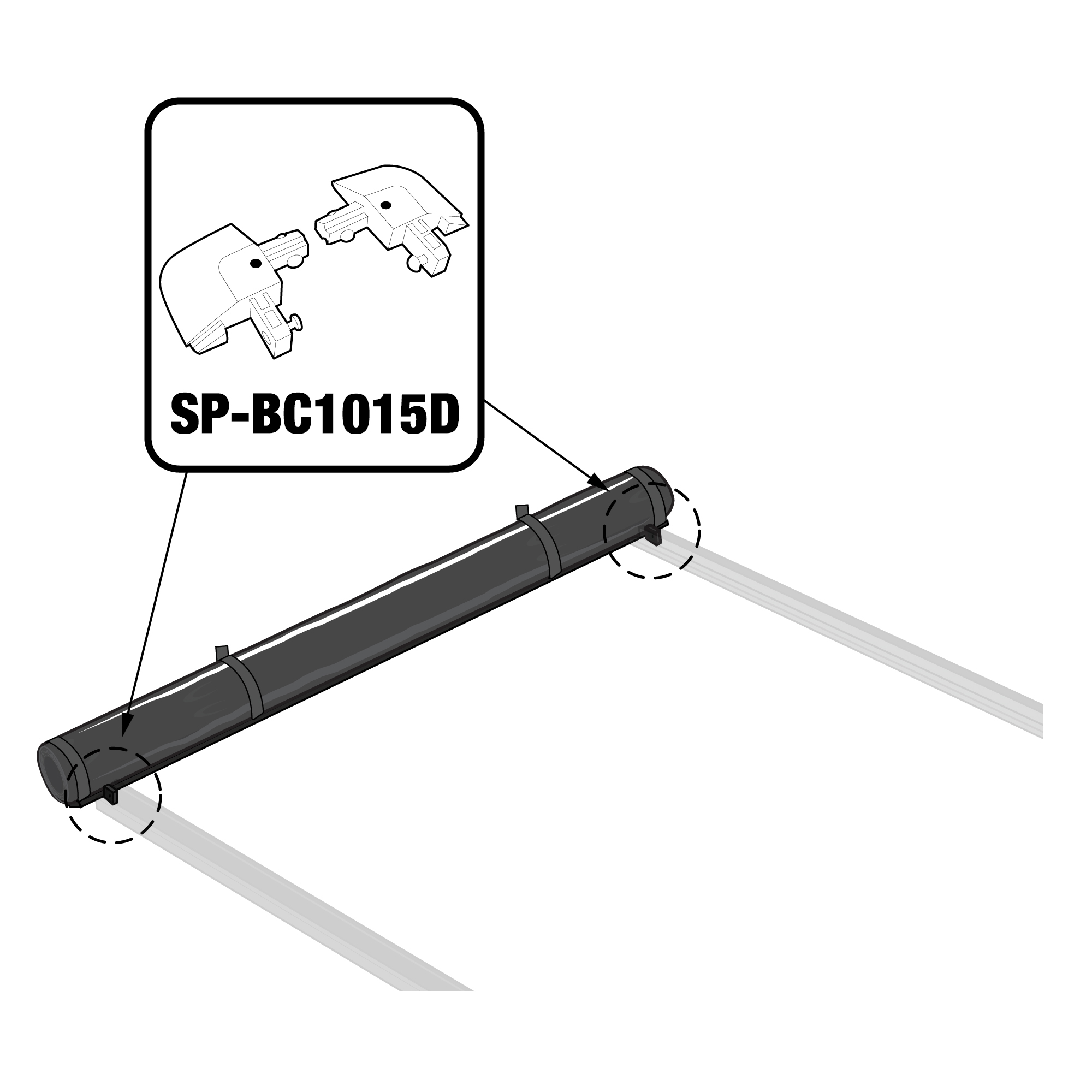 For T1 - Bulkhead End Plug Set | V5 - Check Serial # | Left and Right Pair | SP-BC1015D