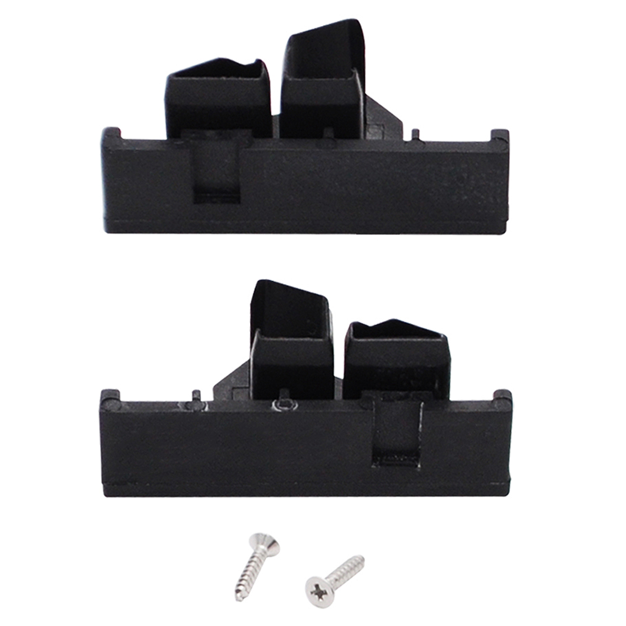 For T1 - Side Rail End Caps with Screws | V1 - Check Serial # | Left and Right Pair | SP-BC1016