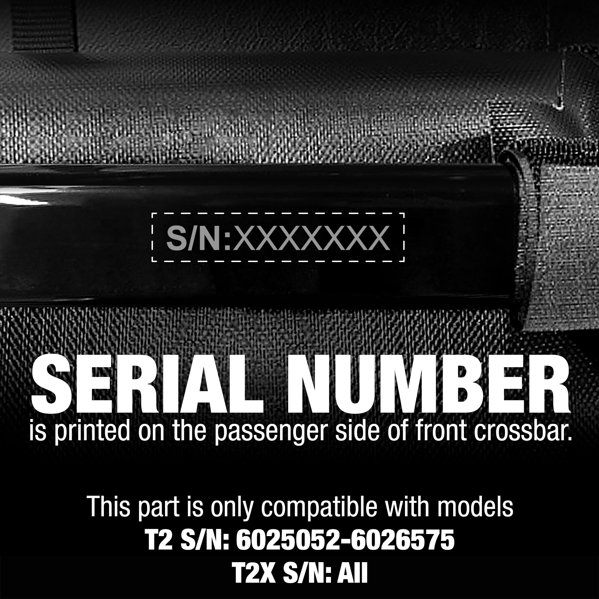 For T2 & T2X - Rear R-Corner Set | V1 - Check Serial # | Left & Right Pair | SP-BC2042