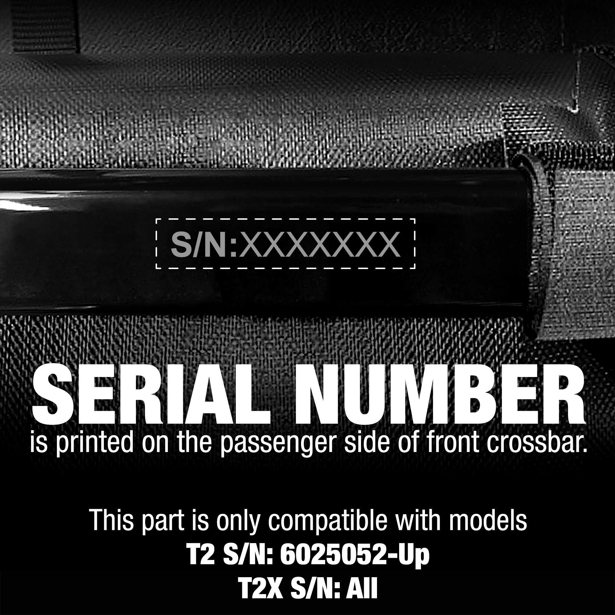 For T2 & T2X - Hardware Kit for Front R-Corner Set (SP-BC2036) | Check Serial # | SP-BC2043