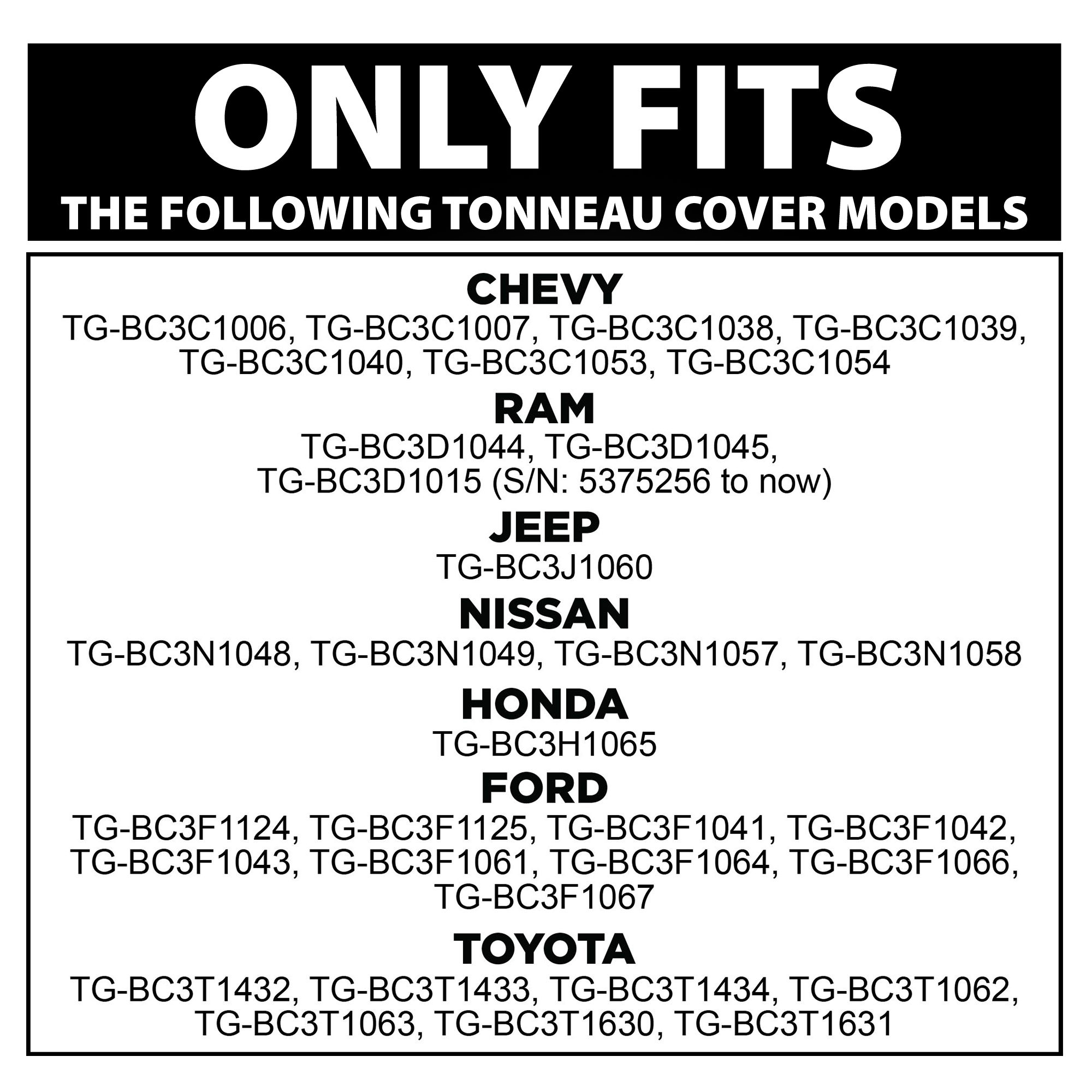 For T3 - Rear Corner Connectors | For Specific Models | 2 Sets | SP-BC3010