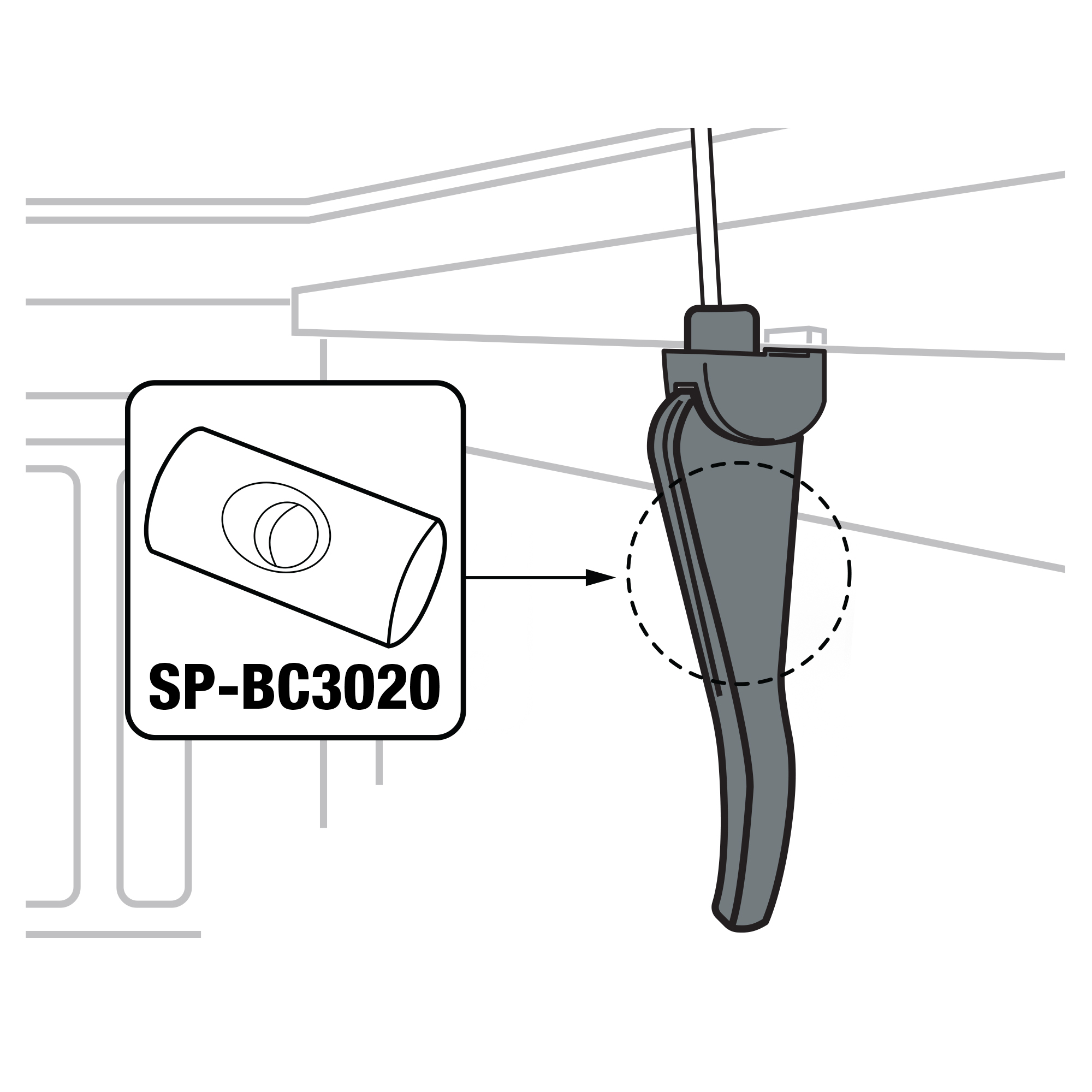 For T3 - Barrel Nuts for Rear Latch | 2 Sets | SP-BC3020