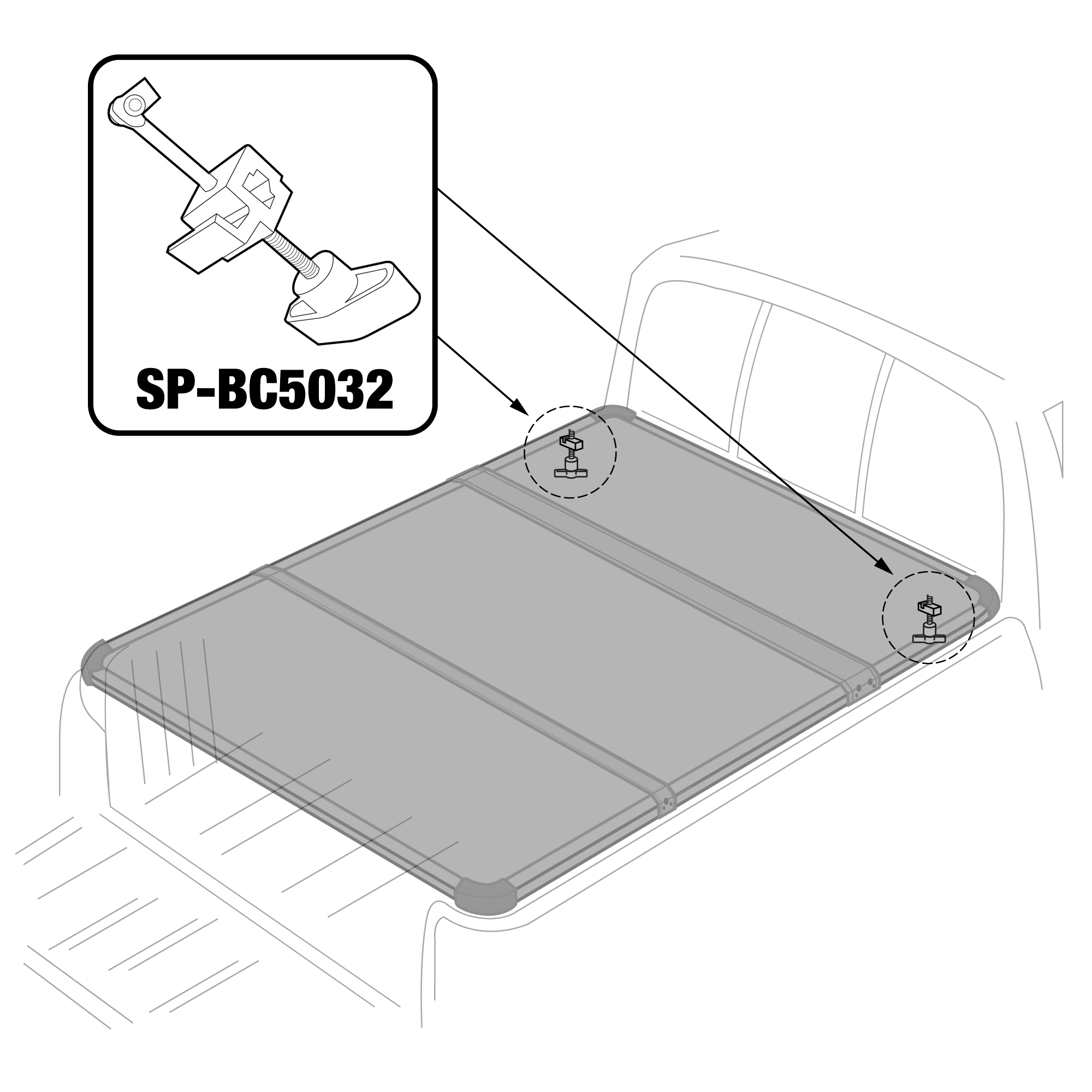 For T5 - Front Clamp Assembly | 1 PC| SP-BC5032