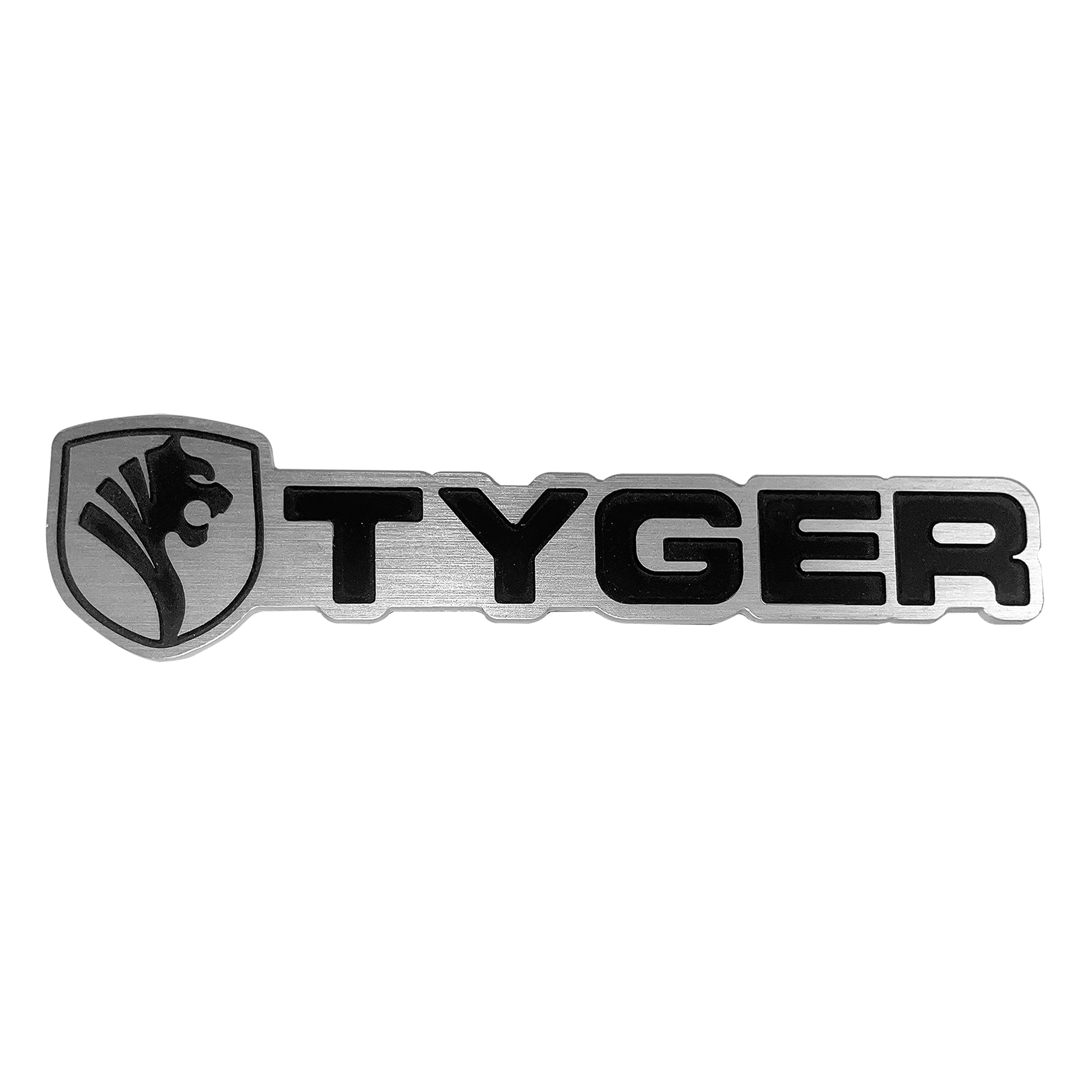 For LanderX Drop Steps or Any Flat Body Panels - TYGER Logo Emblem | 1PC | 3M Adhesive