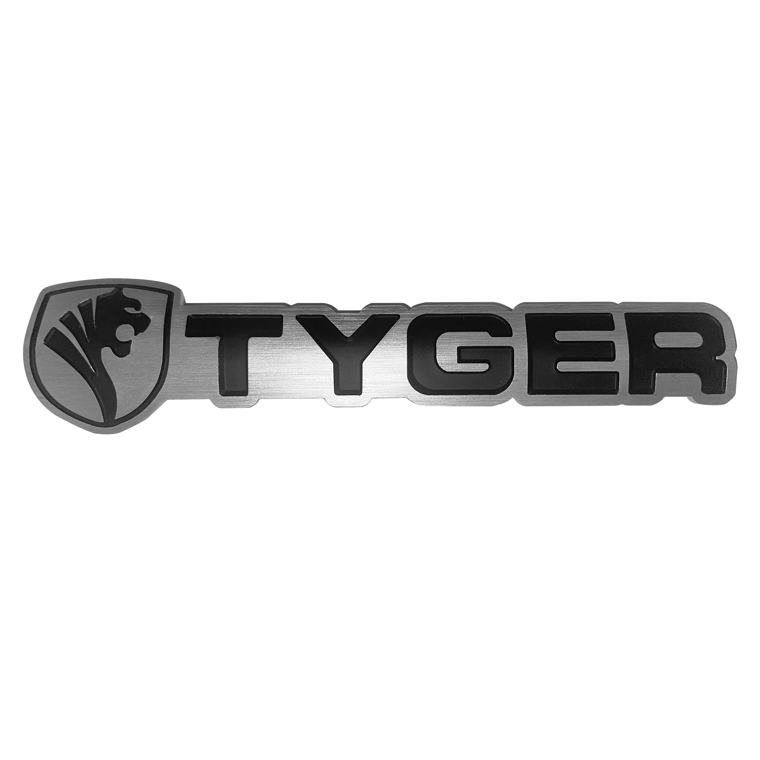 For Tyger Trax Running Boards Only - TYGER Logo Emblem | 1PC | 3M Adhesive