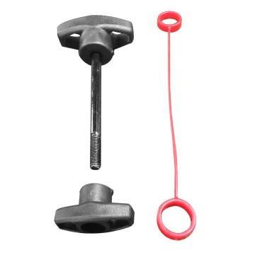 T-Knob and Strap | 1 Set | for TG-RK1B707B Ski Rack