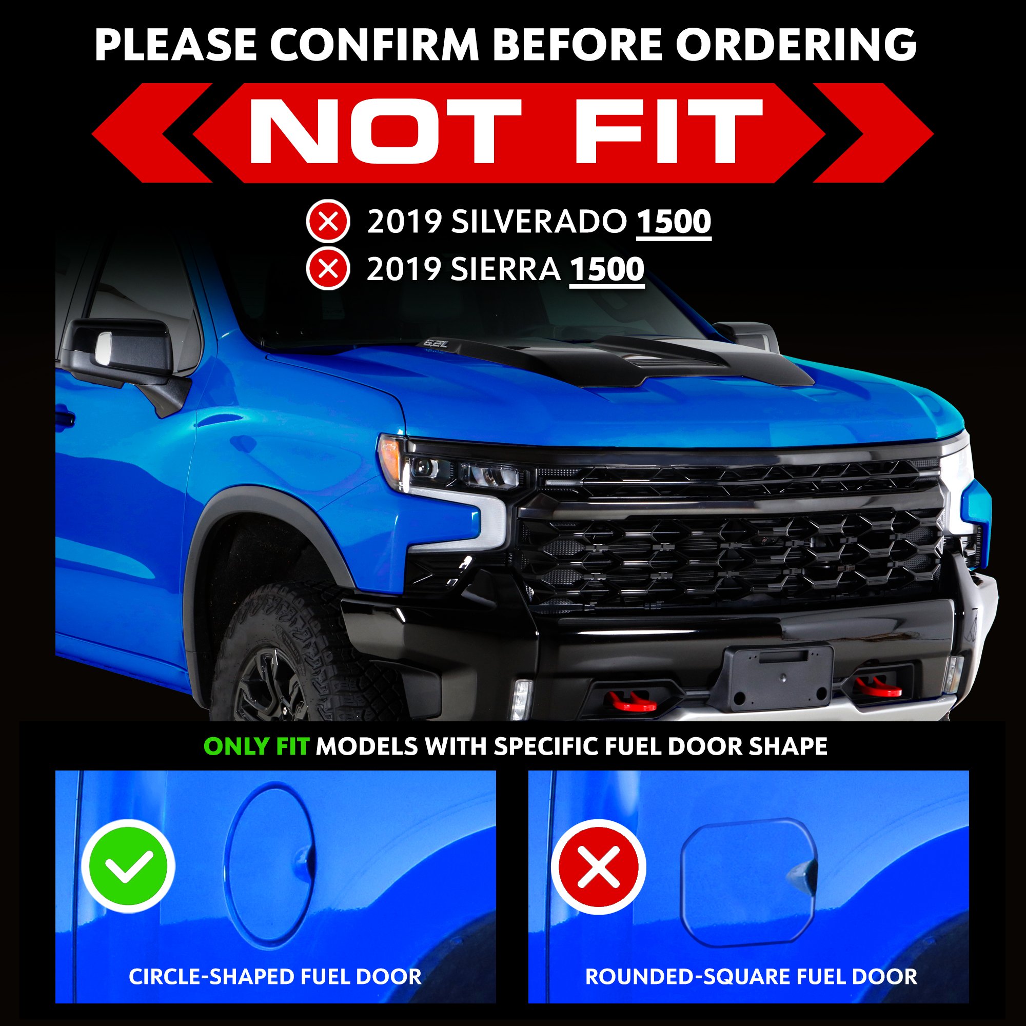 TYGER Star Armor fit 07-18 Silverado/Sierra 1500; 07-19 2500 3500HD | Crew Cab