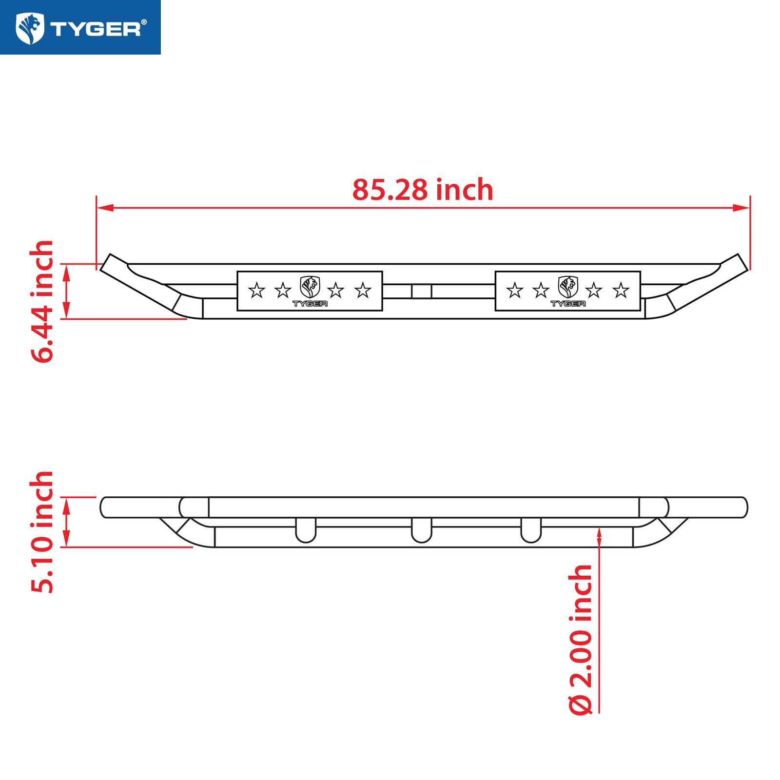TYGER Star Armor fit 2019-2025 Ram 1500 (Not Fit 19-24 Classic) | Crew Cab