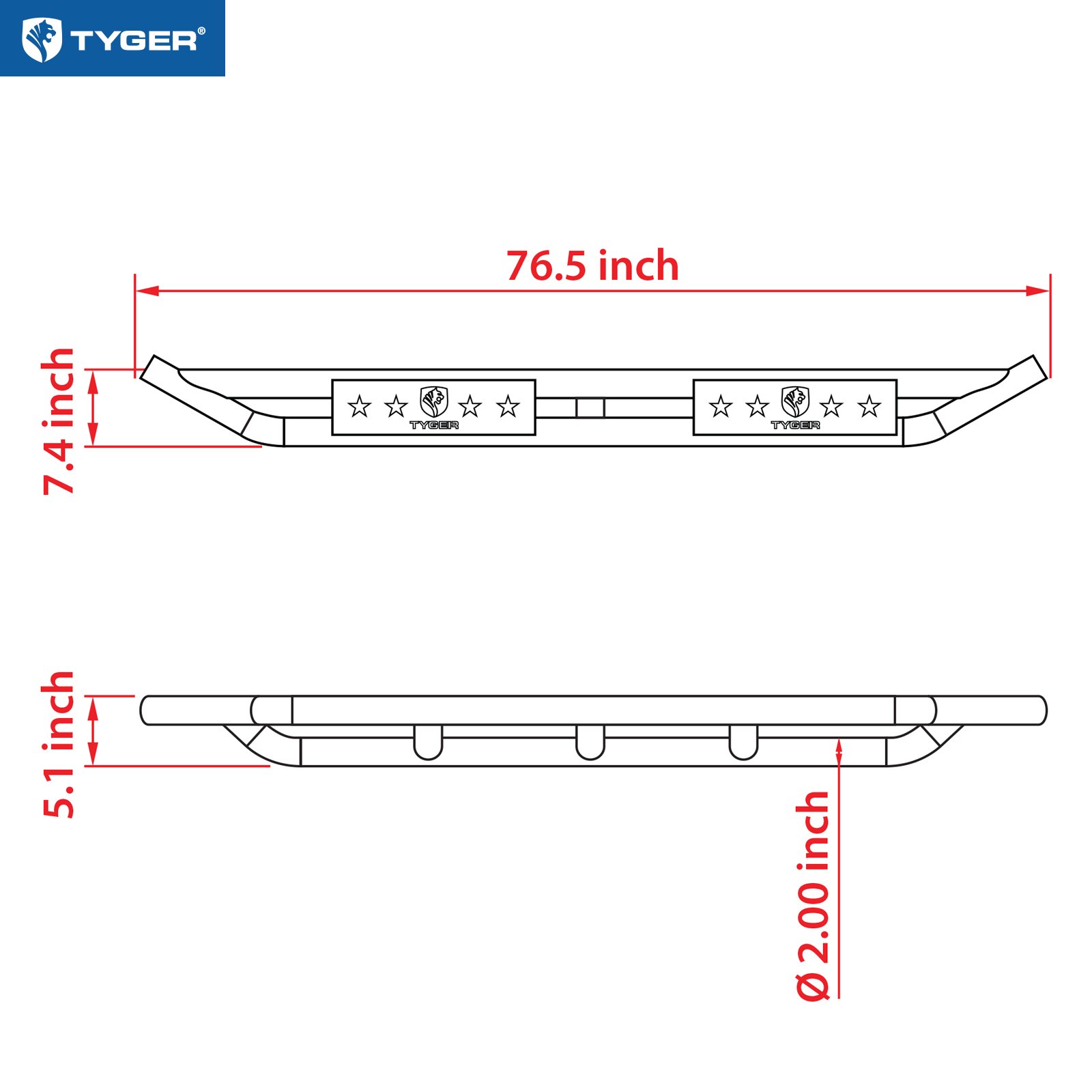 TYGER Star Armor fit 2022-2024 Toyota Tundra | Double Cab