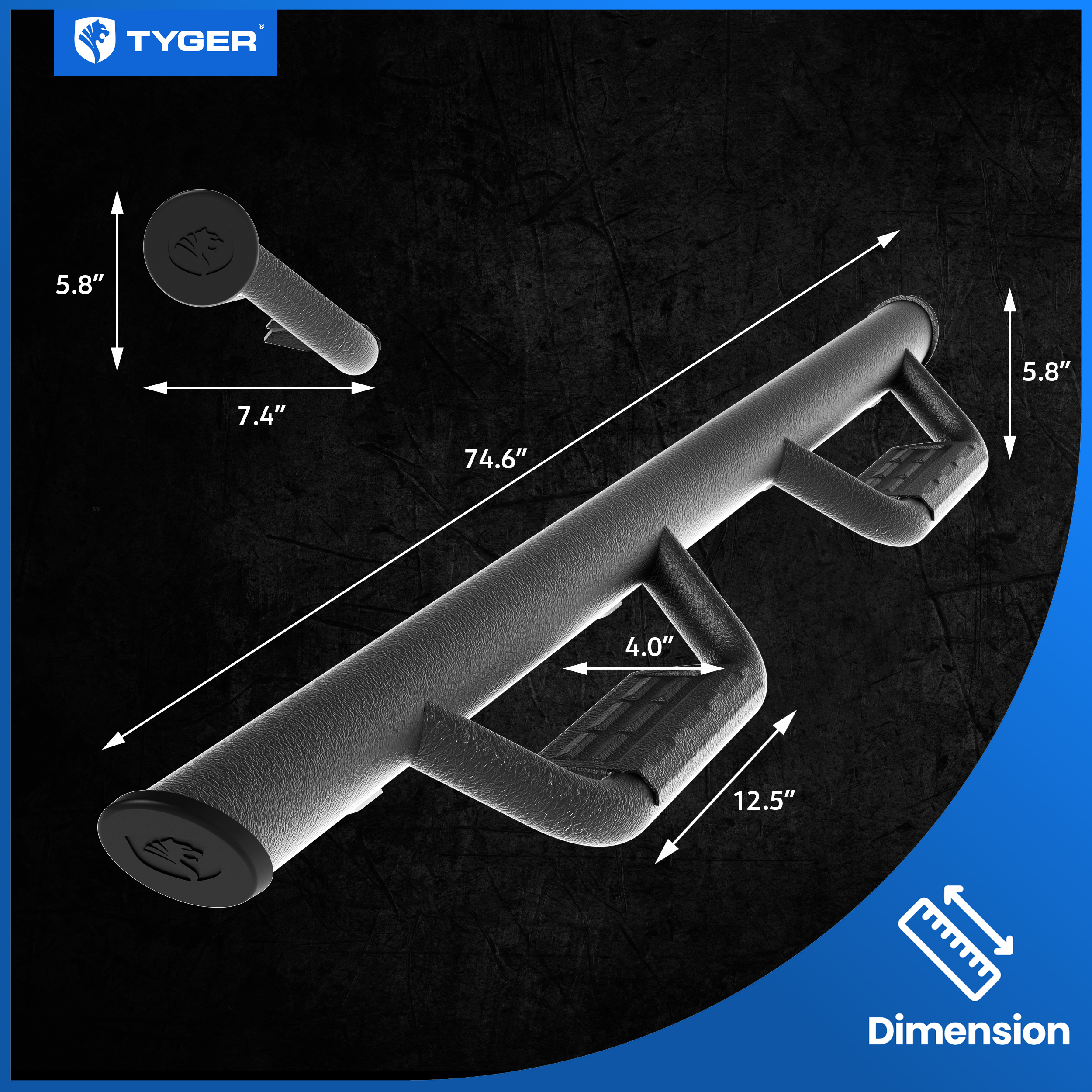 TYGER Access fit 2009-2018 Dodge Ram 1500; 2019-2024 Classic | Quad Cab