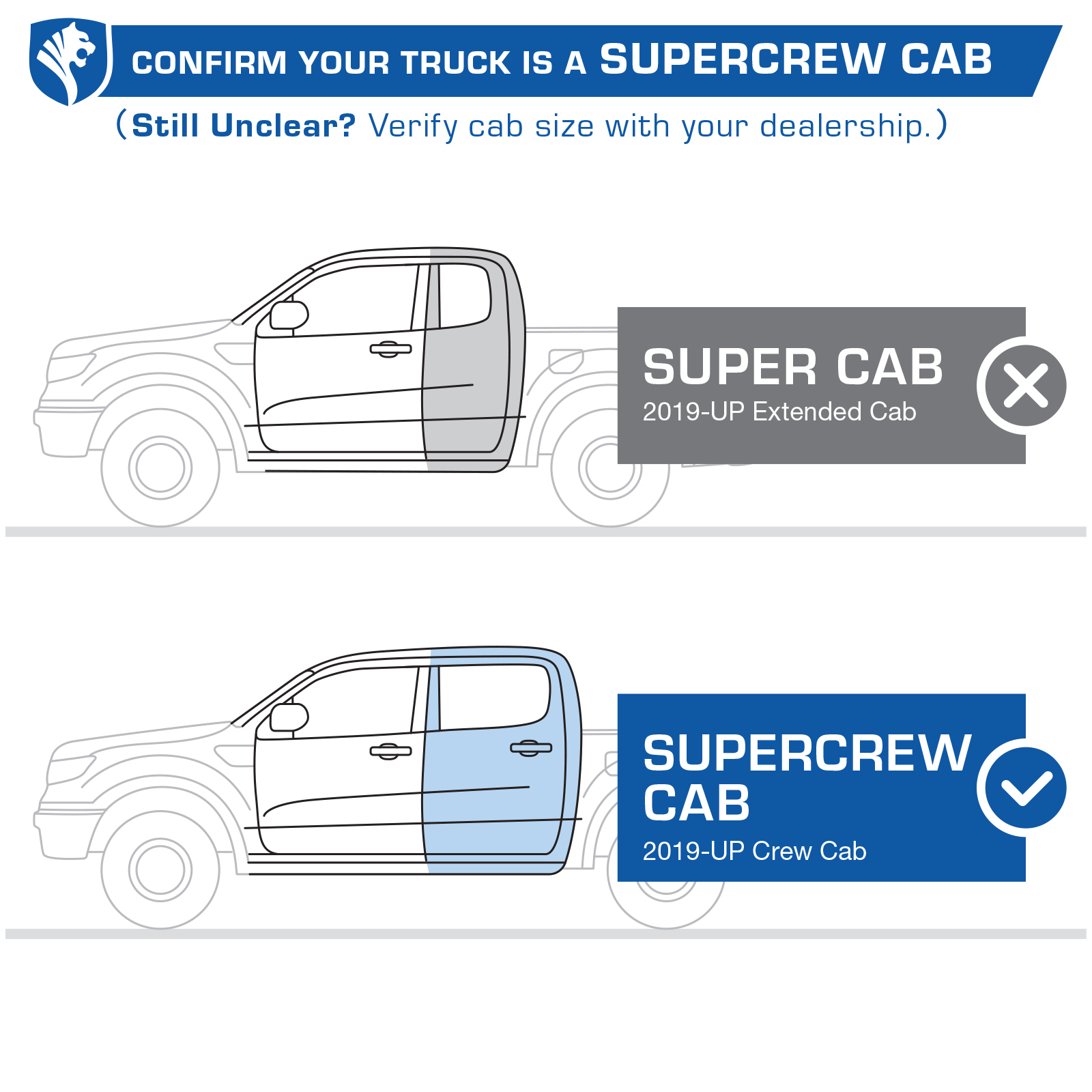 TYGER Access fit 2019-2026 Ford Ranger | Supercrew Cab