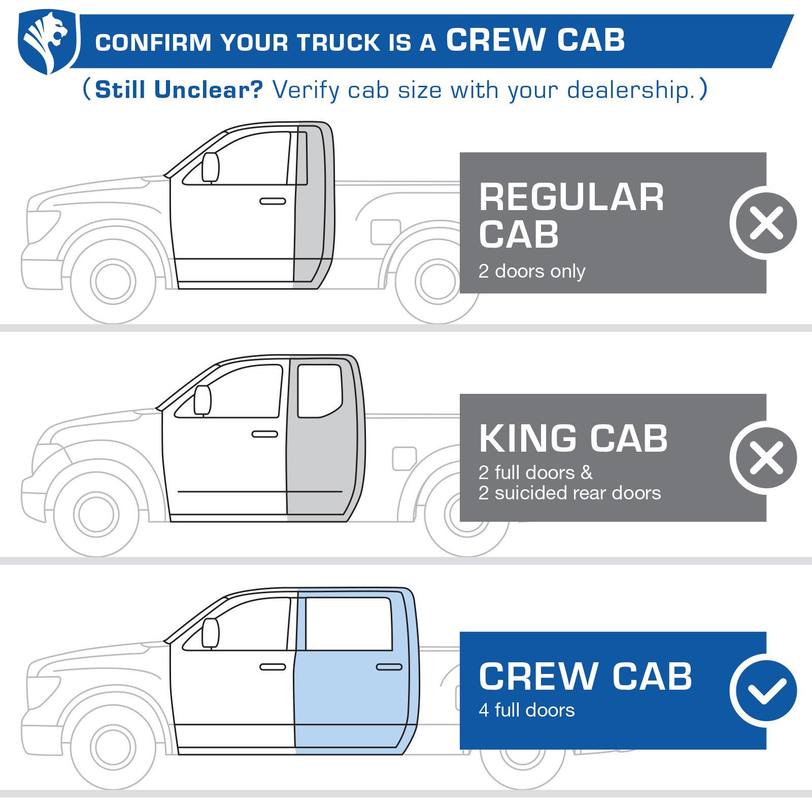 TYGER Access fit 2004-2015/2017-2024 Nissan Titan; 2016-2024 Titan XD | Crew Cab