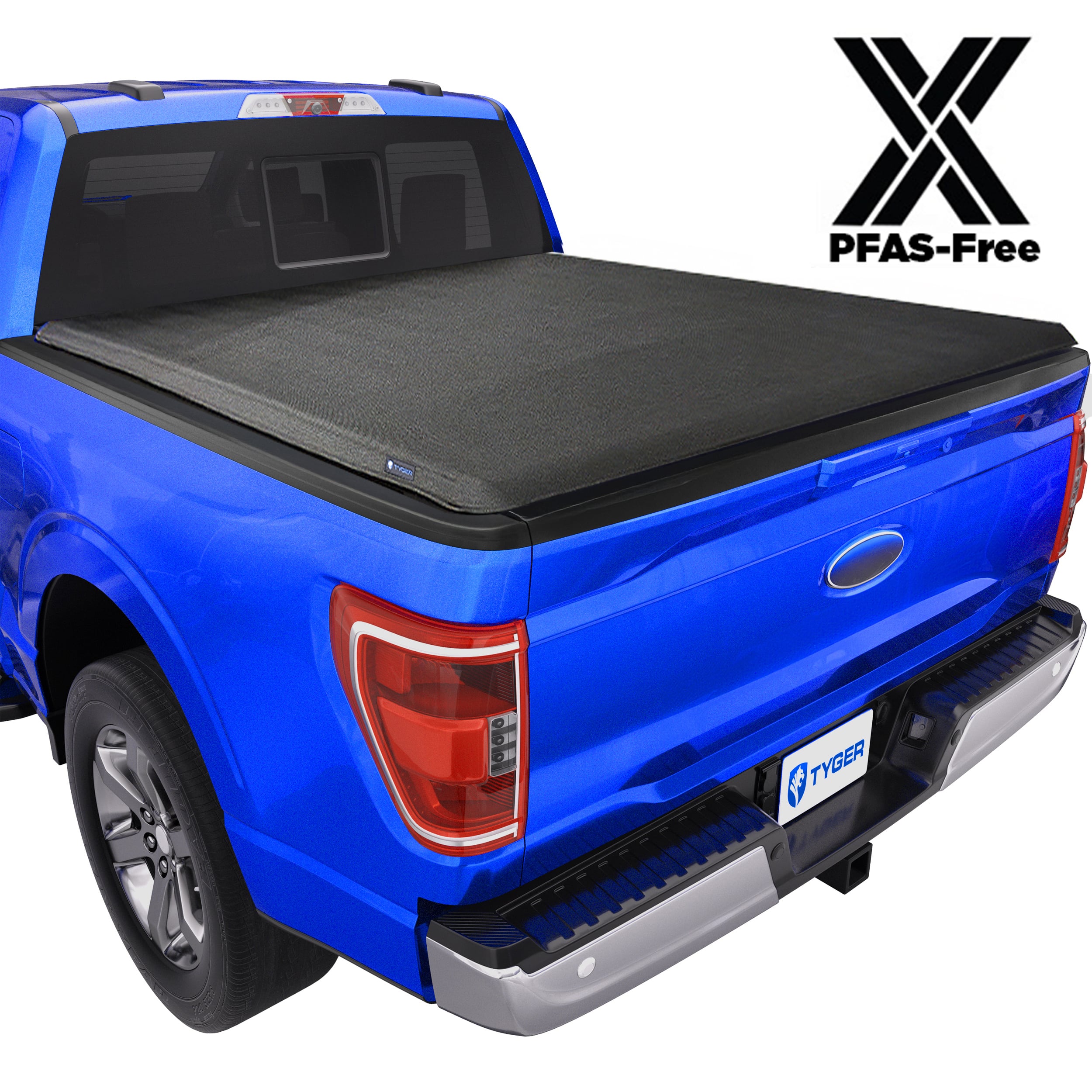 TYGER T1X Soft Roll-Up in Fabric fit 2021-2026 Ford F-150; Lightning | 5.5' Bed