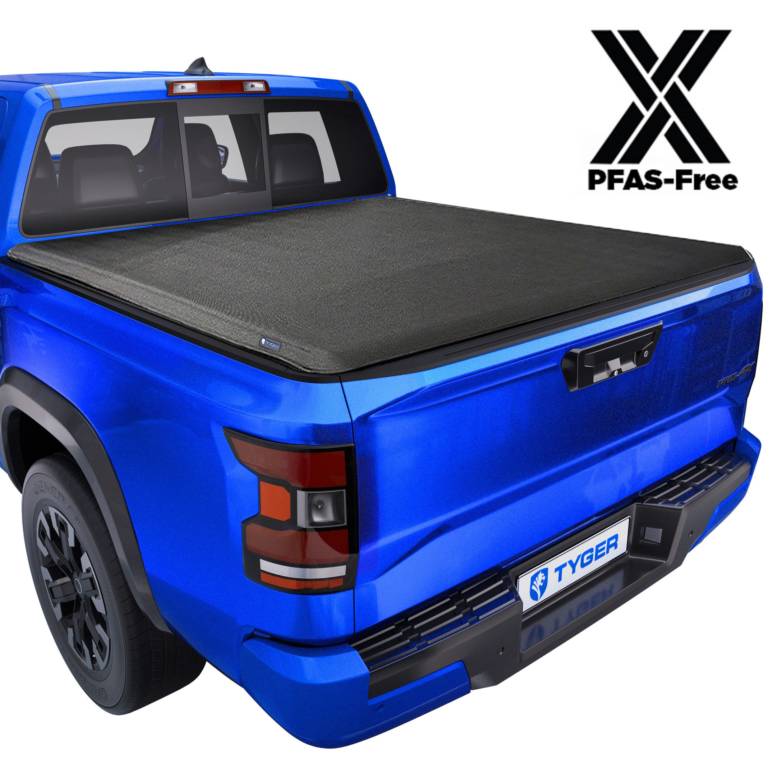 TYGER T1X Soft Roll-Up in Fabric fit 2022-2026 Nissan Frontier | 6' Bed