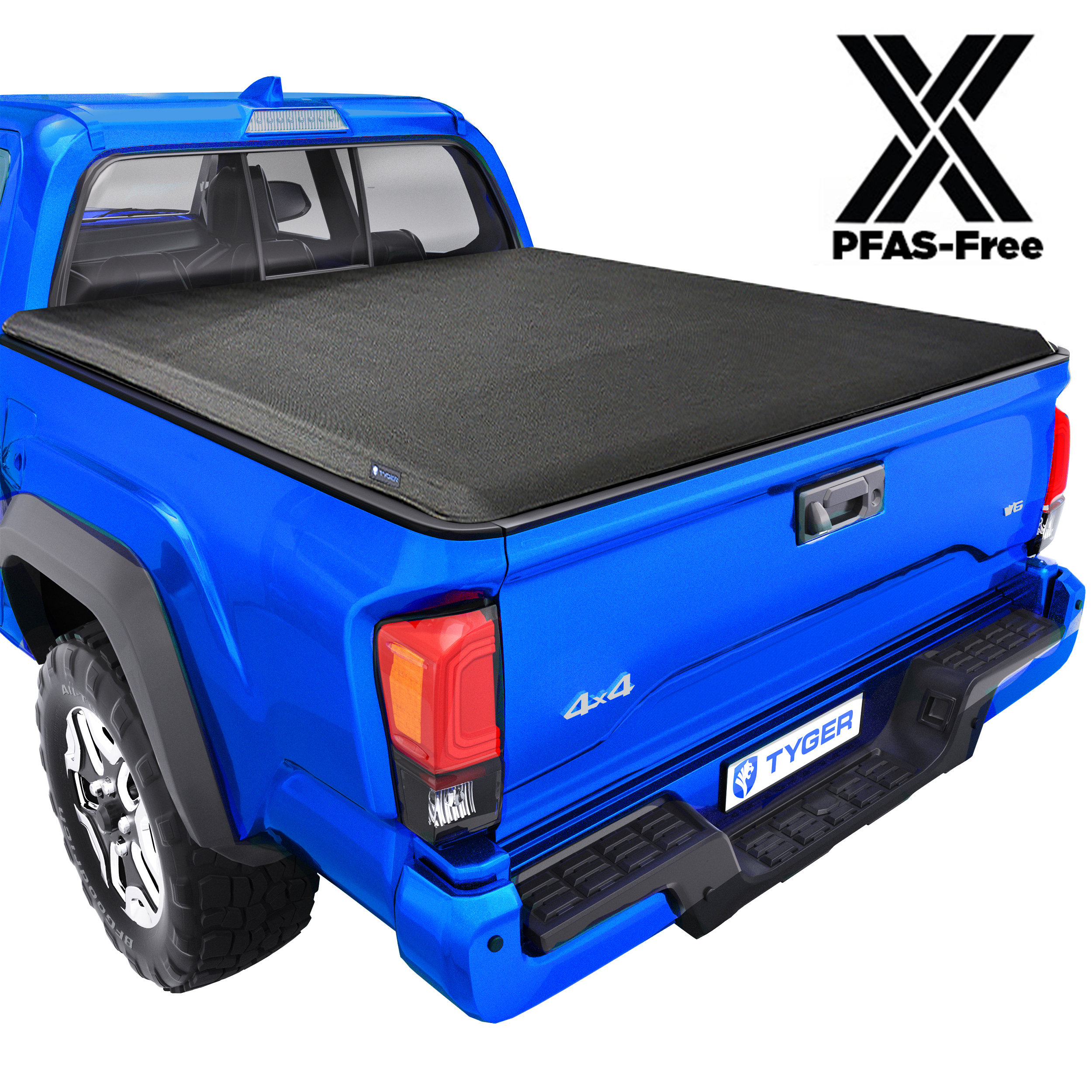 TYGER T1X Soft Roll-Up in Fabric fit 2016-2023 Toyota Tacoma | 6' Bed