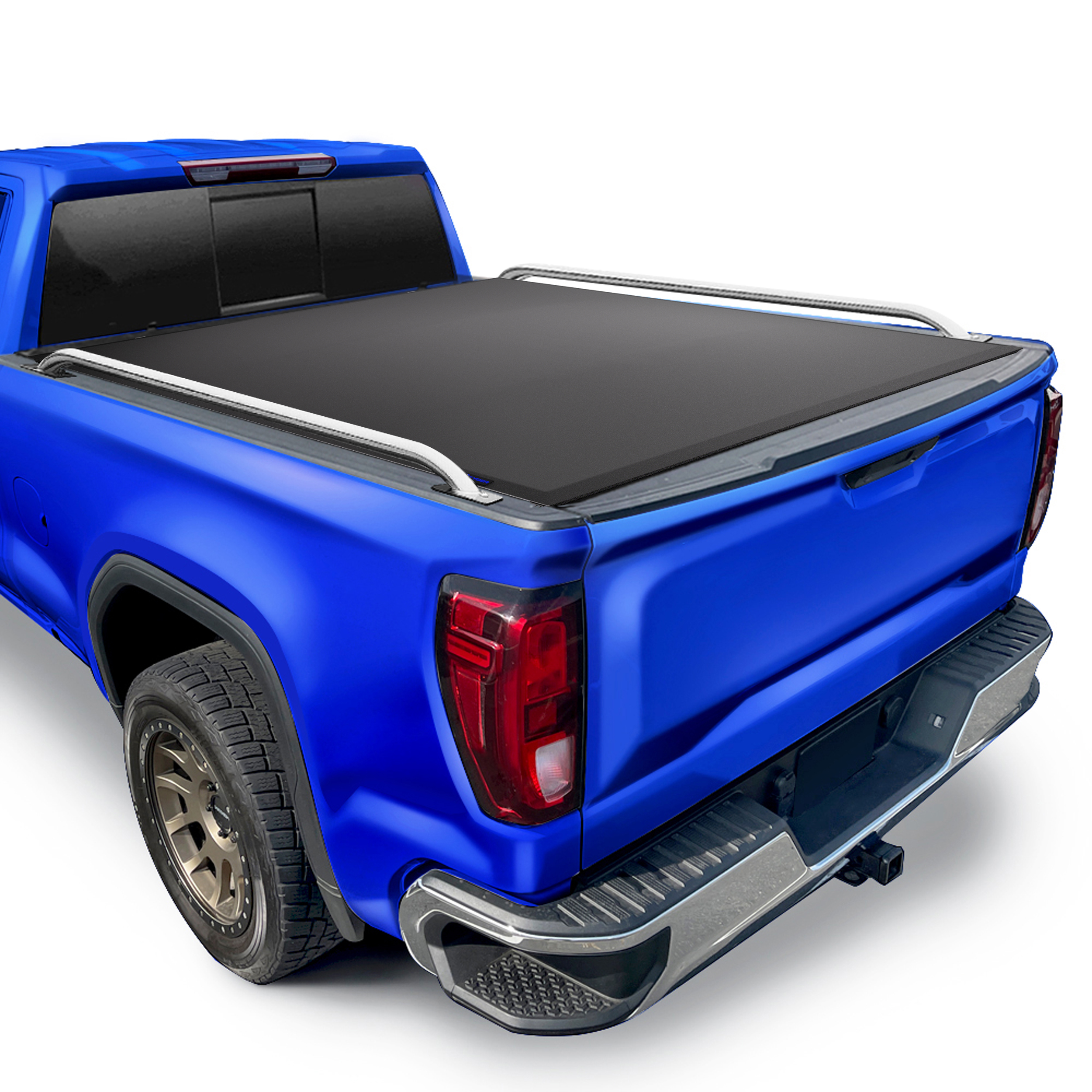 TYGER T2 Low Profile Soft Roll-up fit 19-25 Silverado/Sierra 1500 New Body | 5'10" Bed