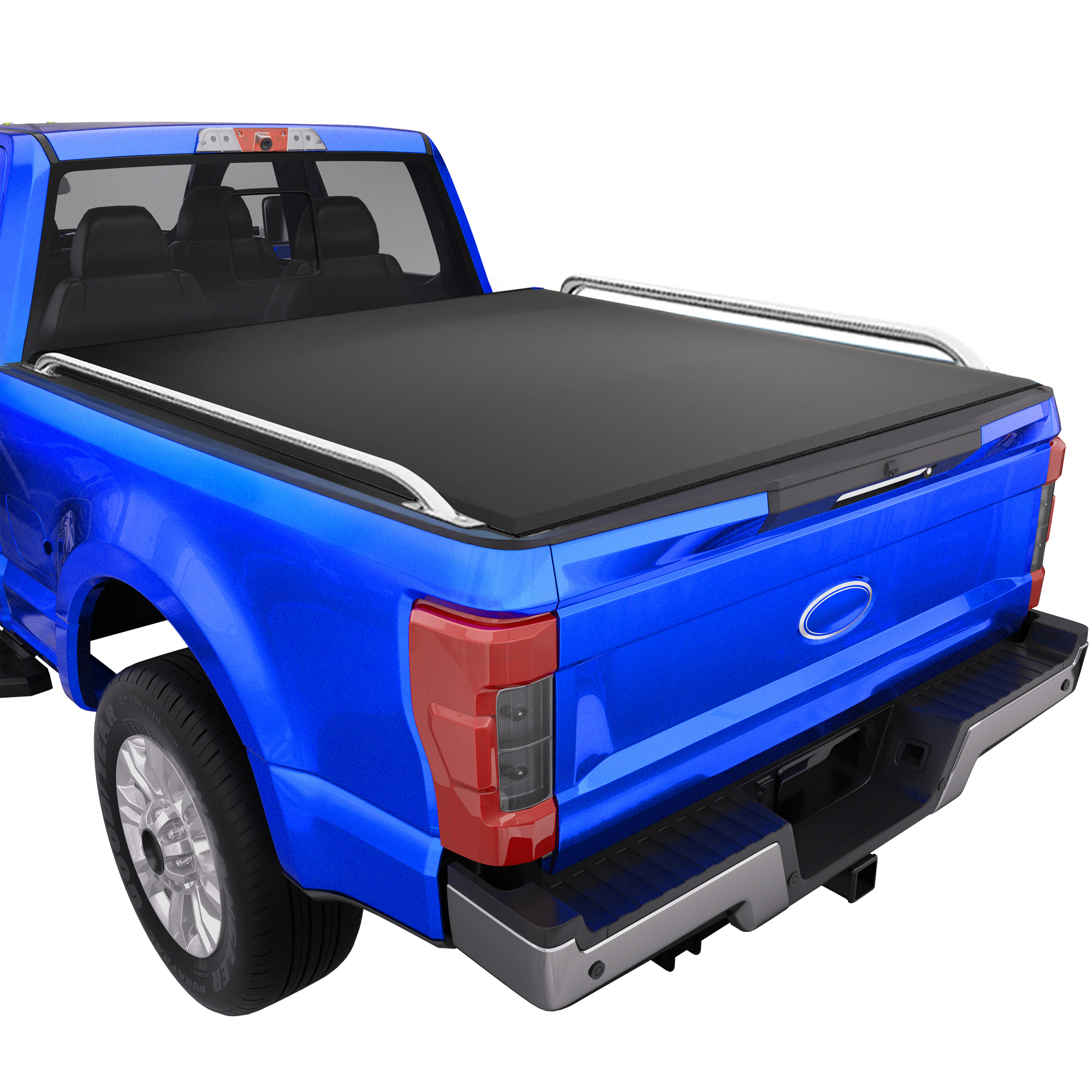 TYGER T2 Low Profile Soft Roll-up fit 2017-2024 Ford F-250 F-350 Super Duty | 6.75' Bed