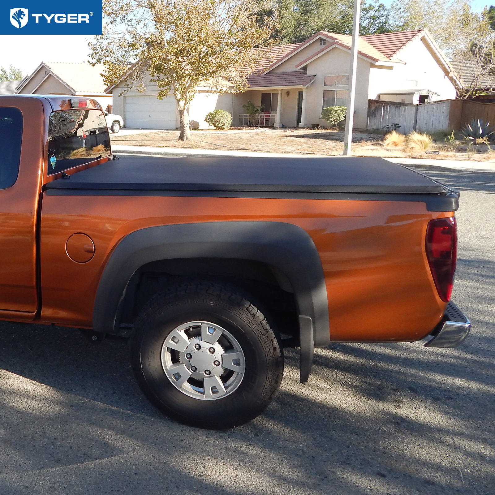 TYGER T3 Soft Tri-fold fit 2004-2012 Chevy Colorado GMC Canyon; 2006-2008 Isuzu I280 | 6'1