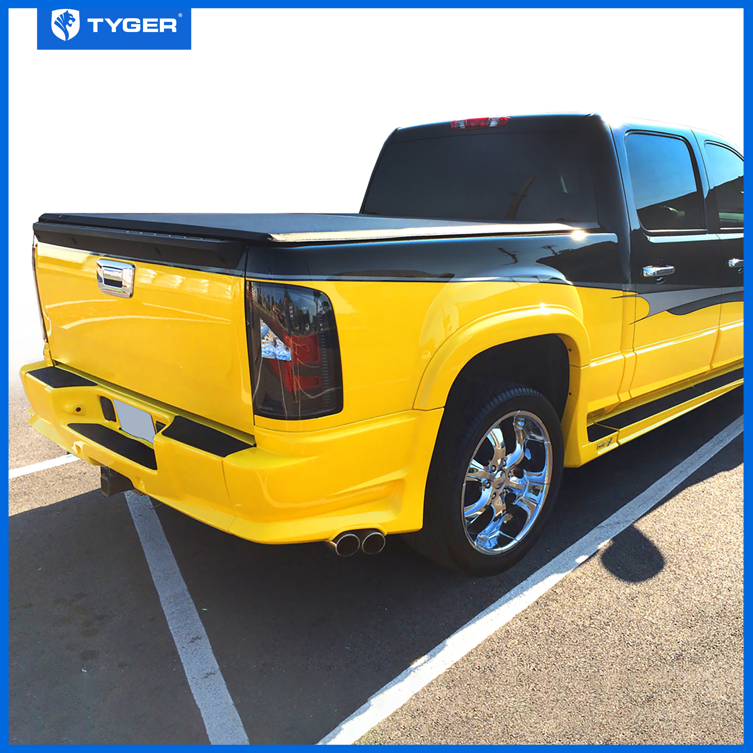 TYGER T3 Soft Tri-fold fit 07-13 Silverado/Sierra 1500 | 5'9