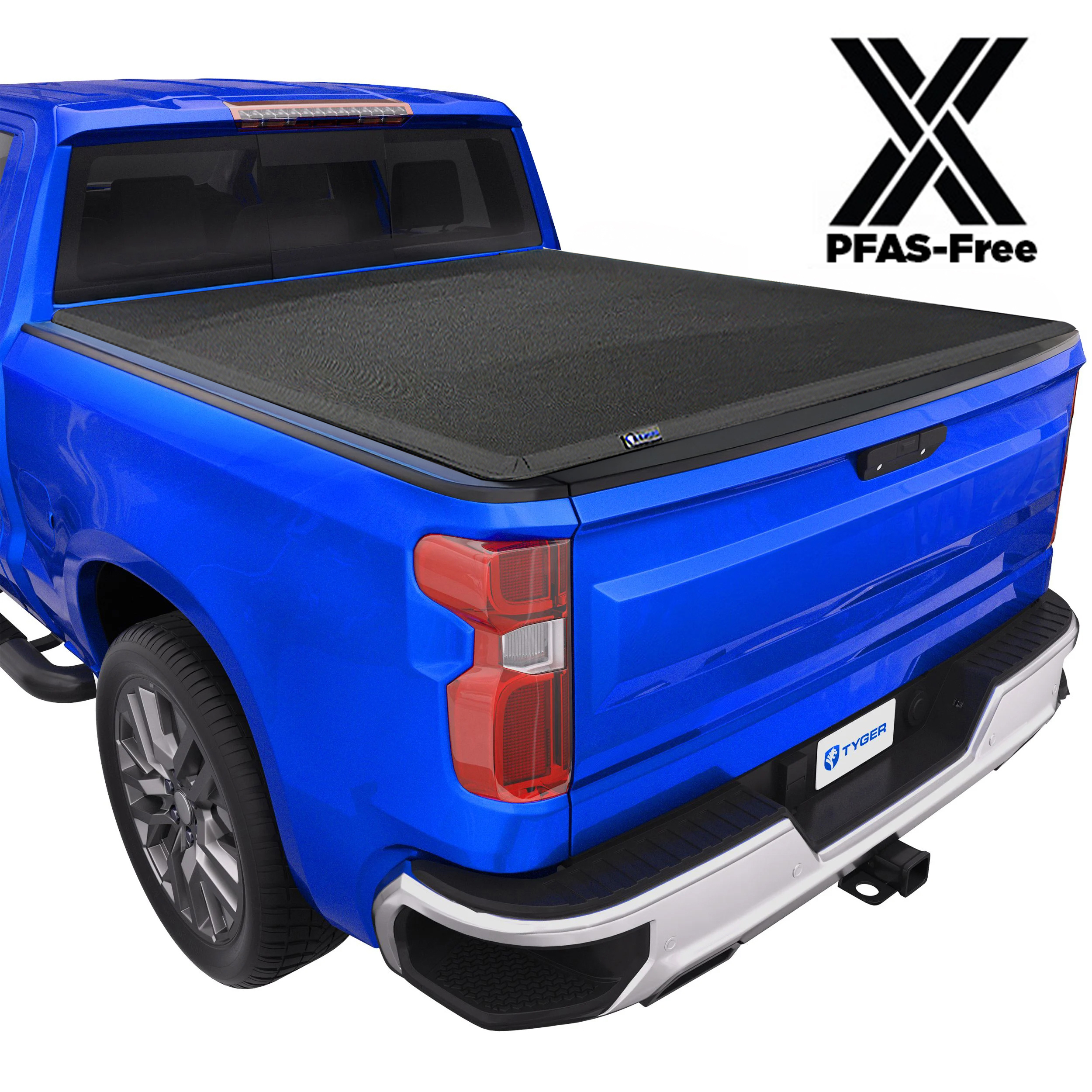 TYGER T3X Soft Tri-Fold in Fabric fit 14-18 Silverado/Sierra 1500; 19 LD/Limited | 5'9" Bed