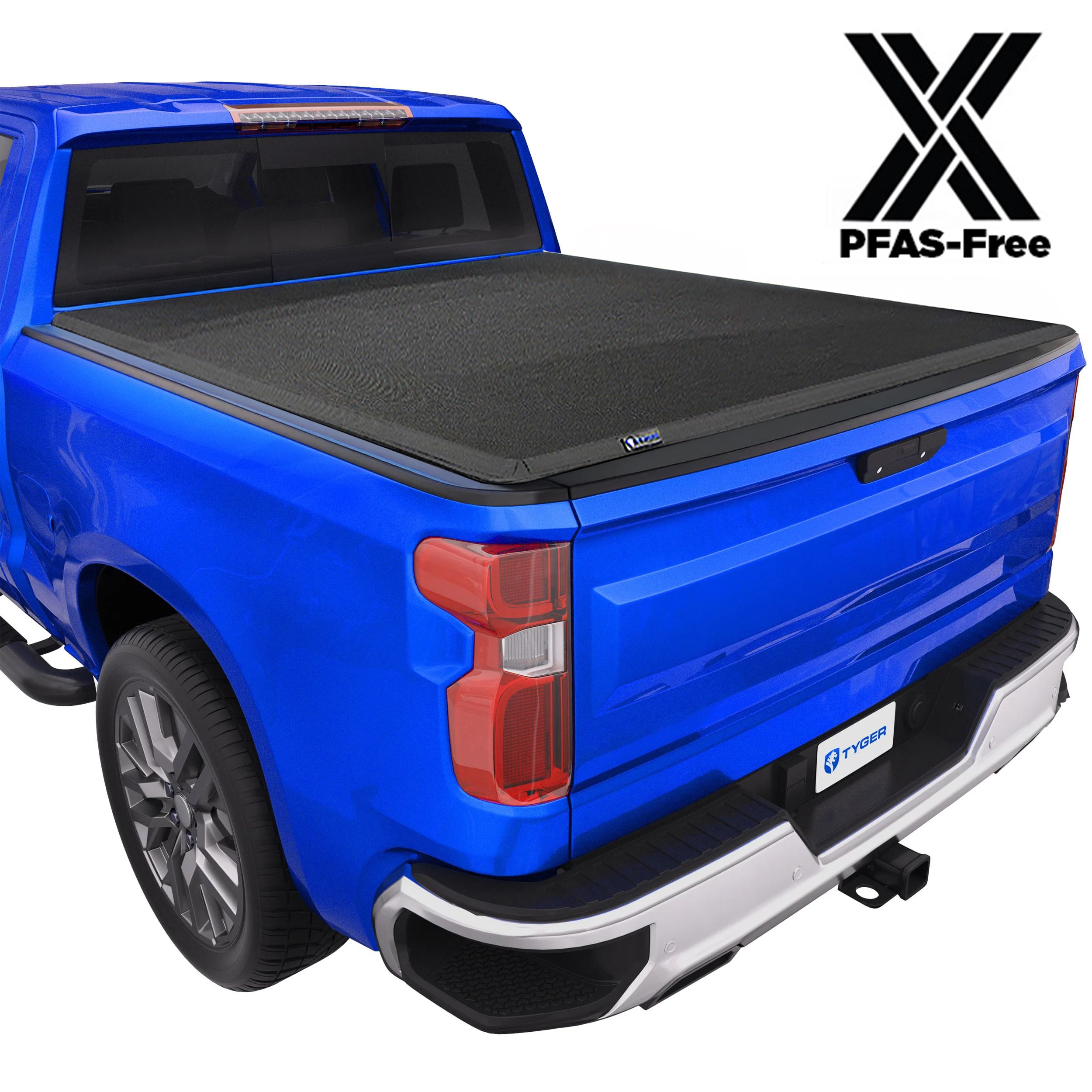 TYGER T3X Soft Tri-Fold in Fabric fit 19-26 Silverado/Sierra 1500 | 6'7" Bed