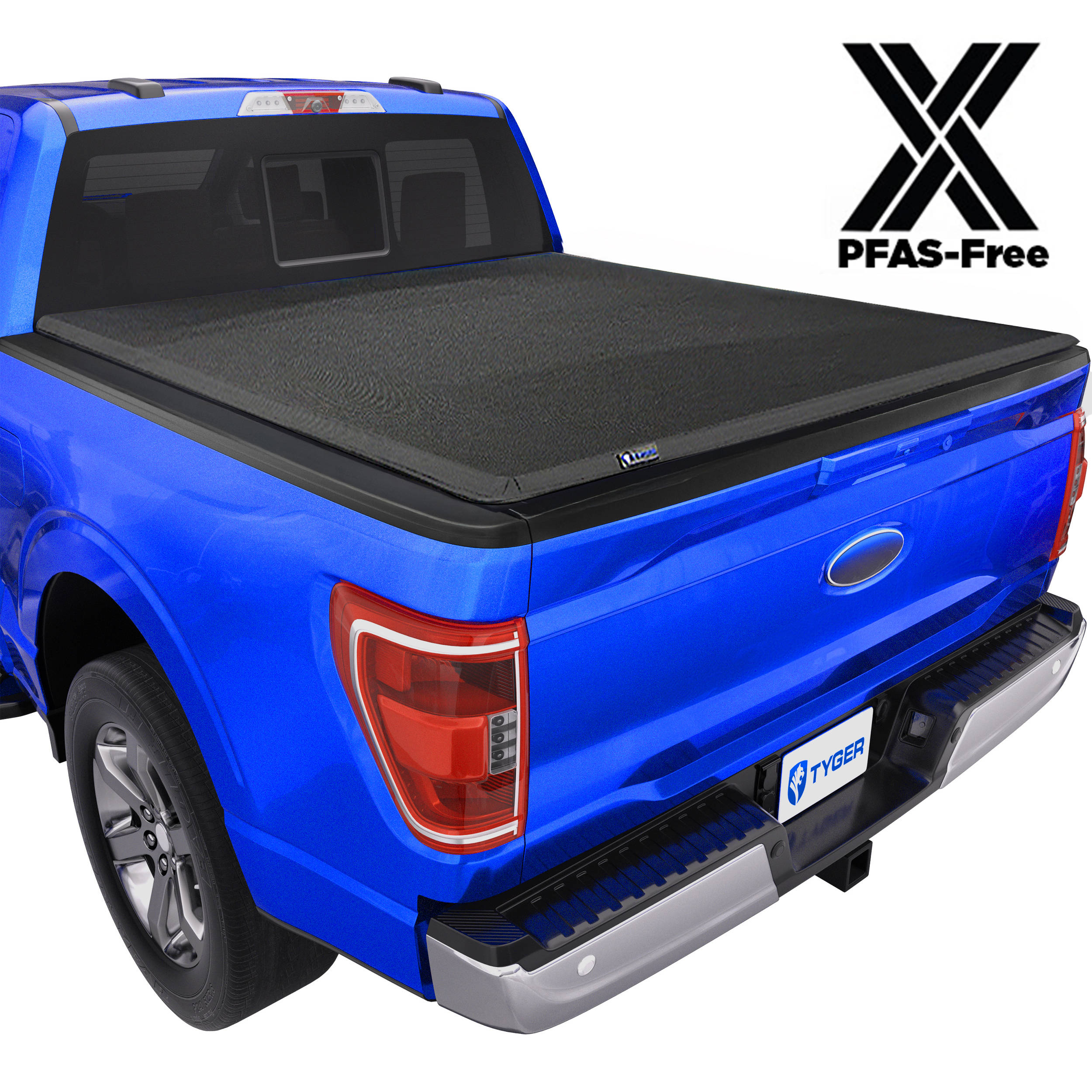 TYGER T3X Soft Tri-Fold in Fabric fit 2015-2020 Ford F-150 | 5.5' Bed