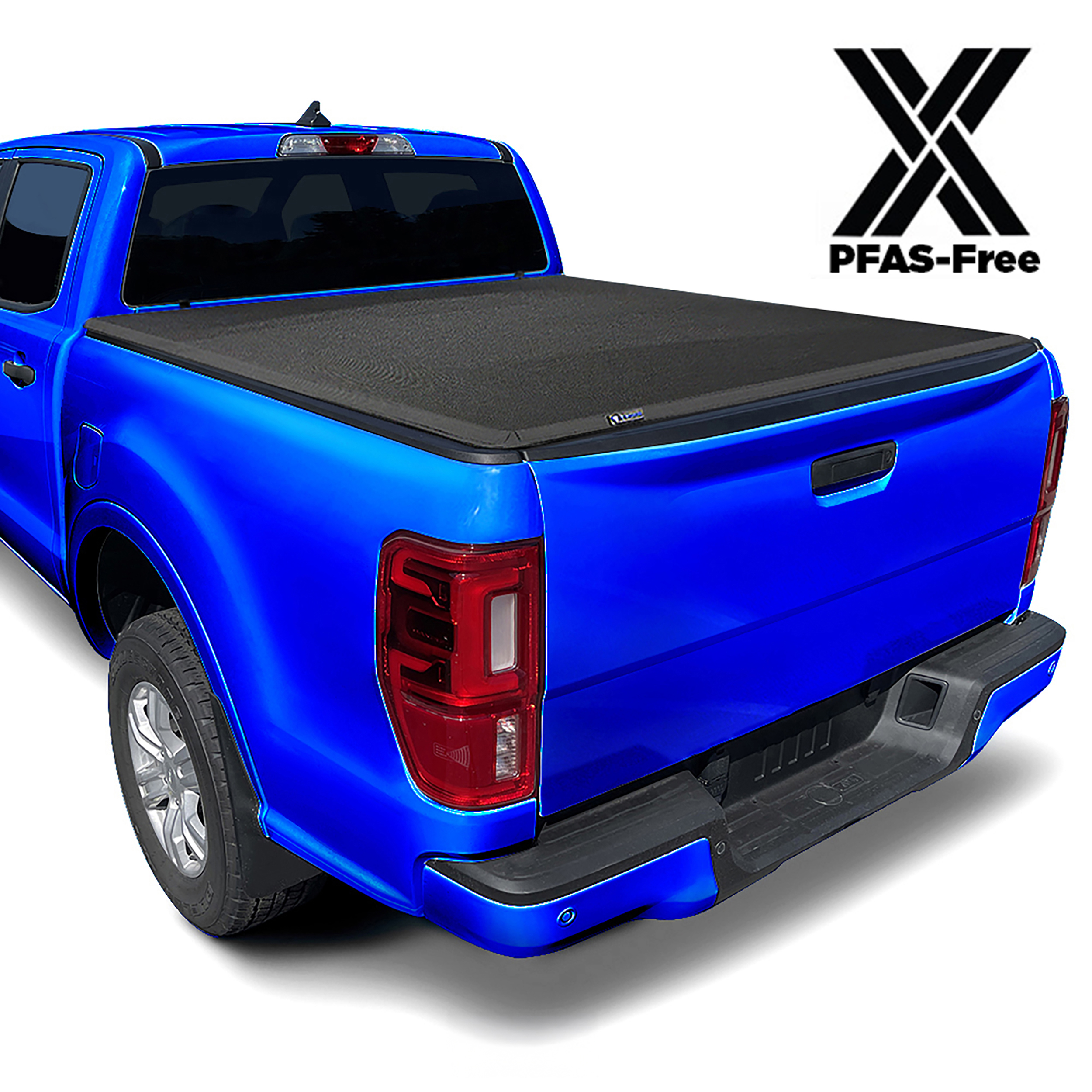 TYGER T3X Soft Tri-Fold in Fabric fit 2024-2025 Ford Ranger | 5' Bed