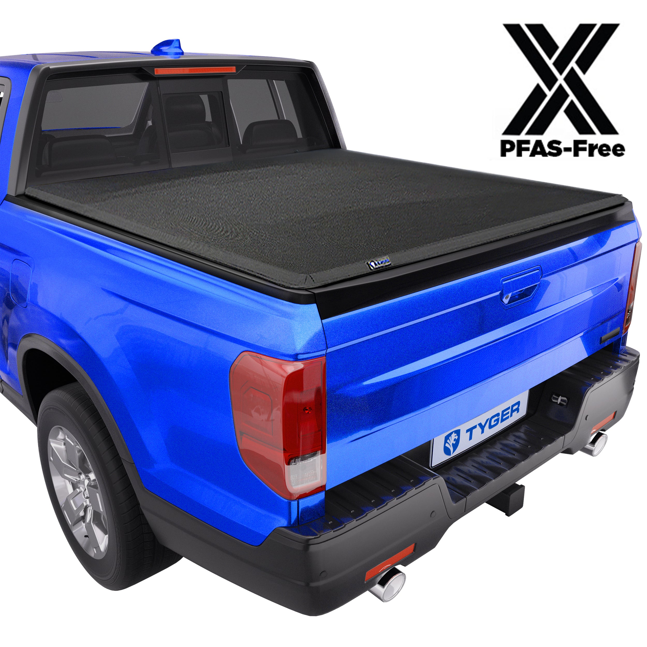 TYGER T3X Soft Tri-Fold in Fabric fit 2017-2026 Honda Ridgeline | 5'4" Bed