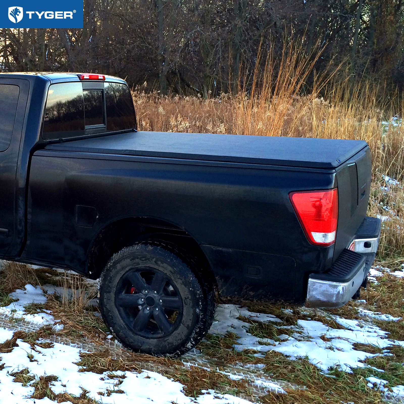 TYGER T3 Soft Tri-fold fit 2004-2015 Nissan Titan | 6.5' Bed