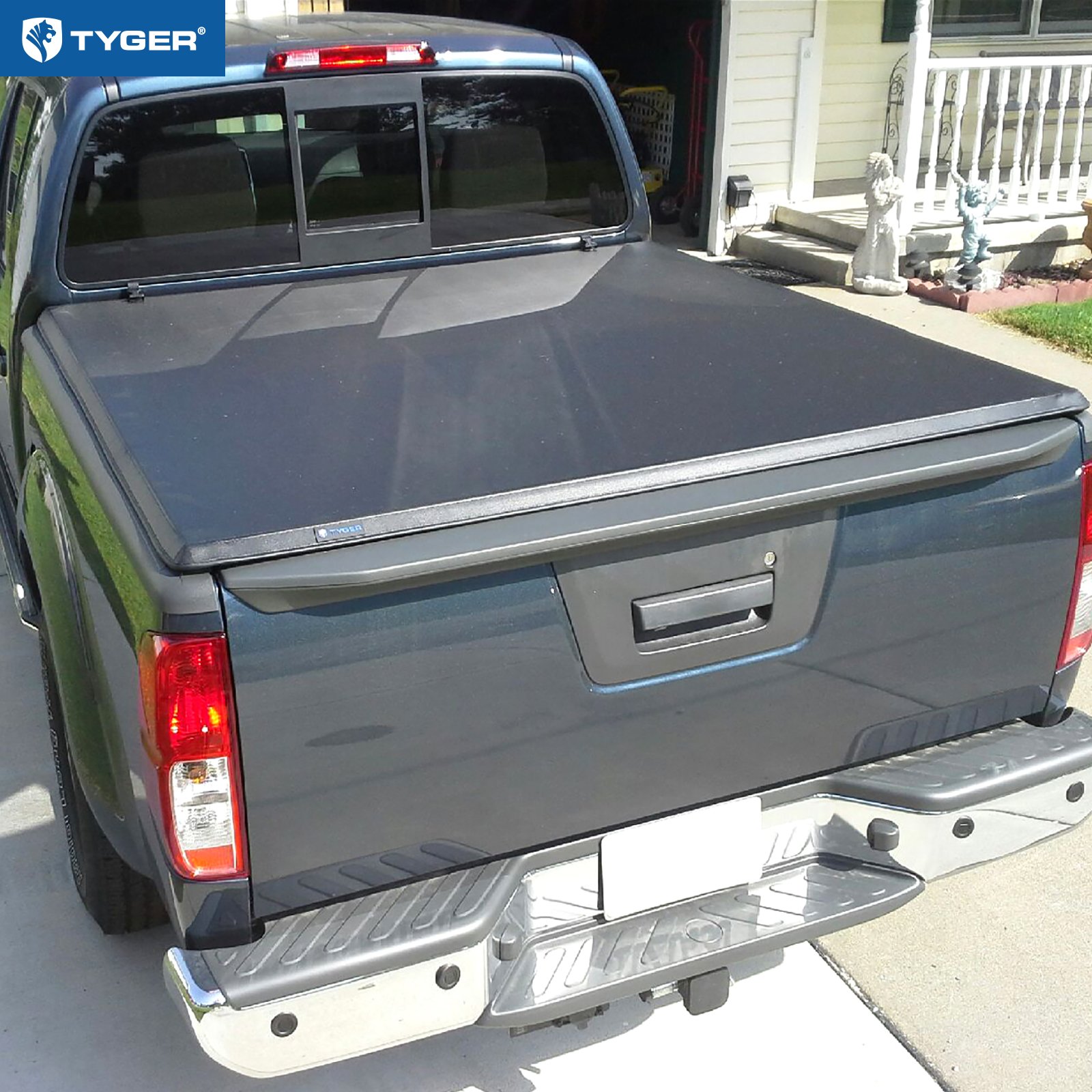 TYGER T3 Soft Tri-fold fit 2005-2021 Nissan Frontier; 2009-2012 Suzuki Equator | 5' Bed