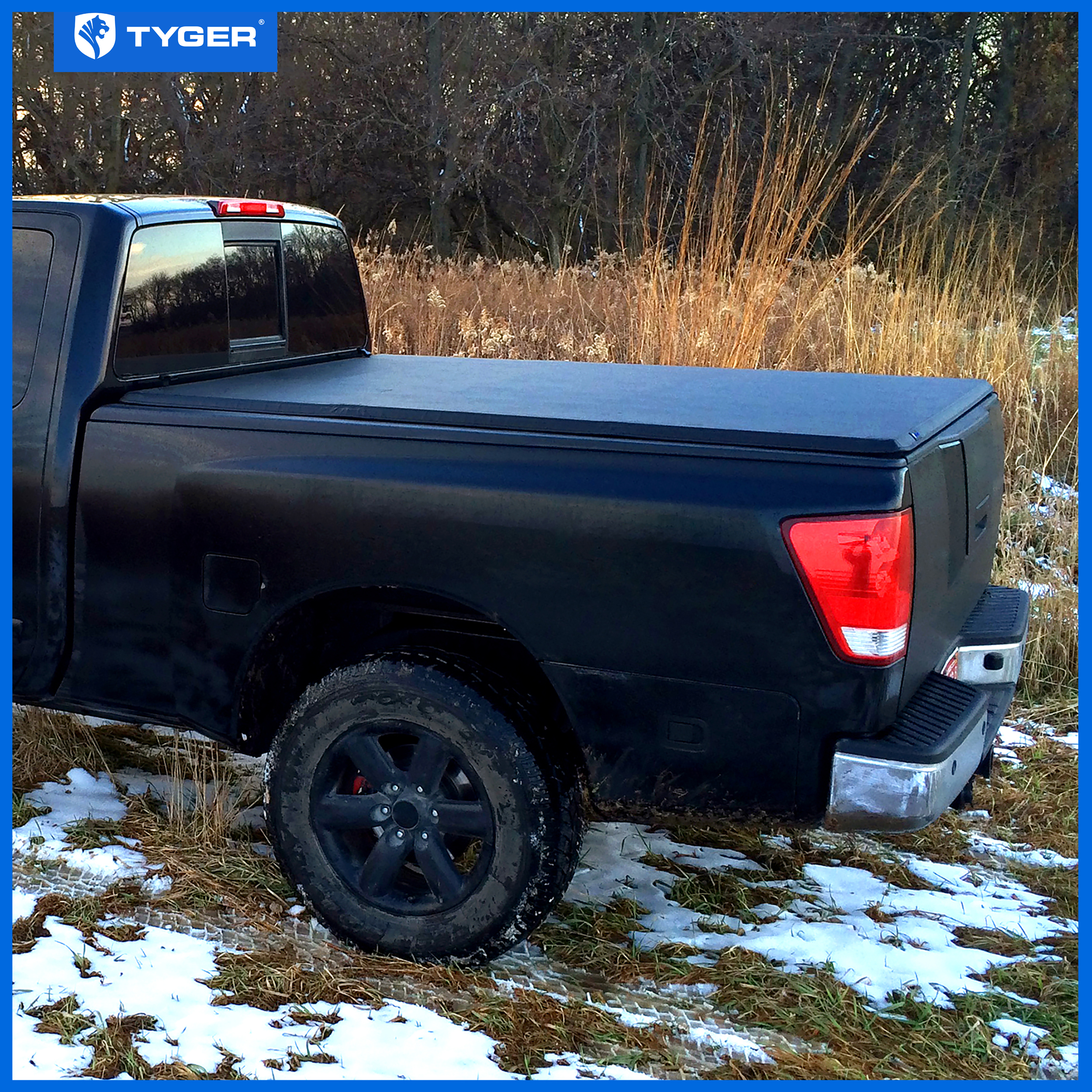TYGER T3 Soft Tri-fold fit 2004-2015 Nissan Titan | 6.5' Bed