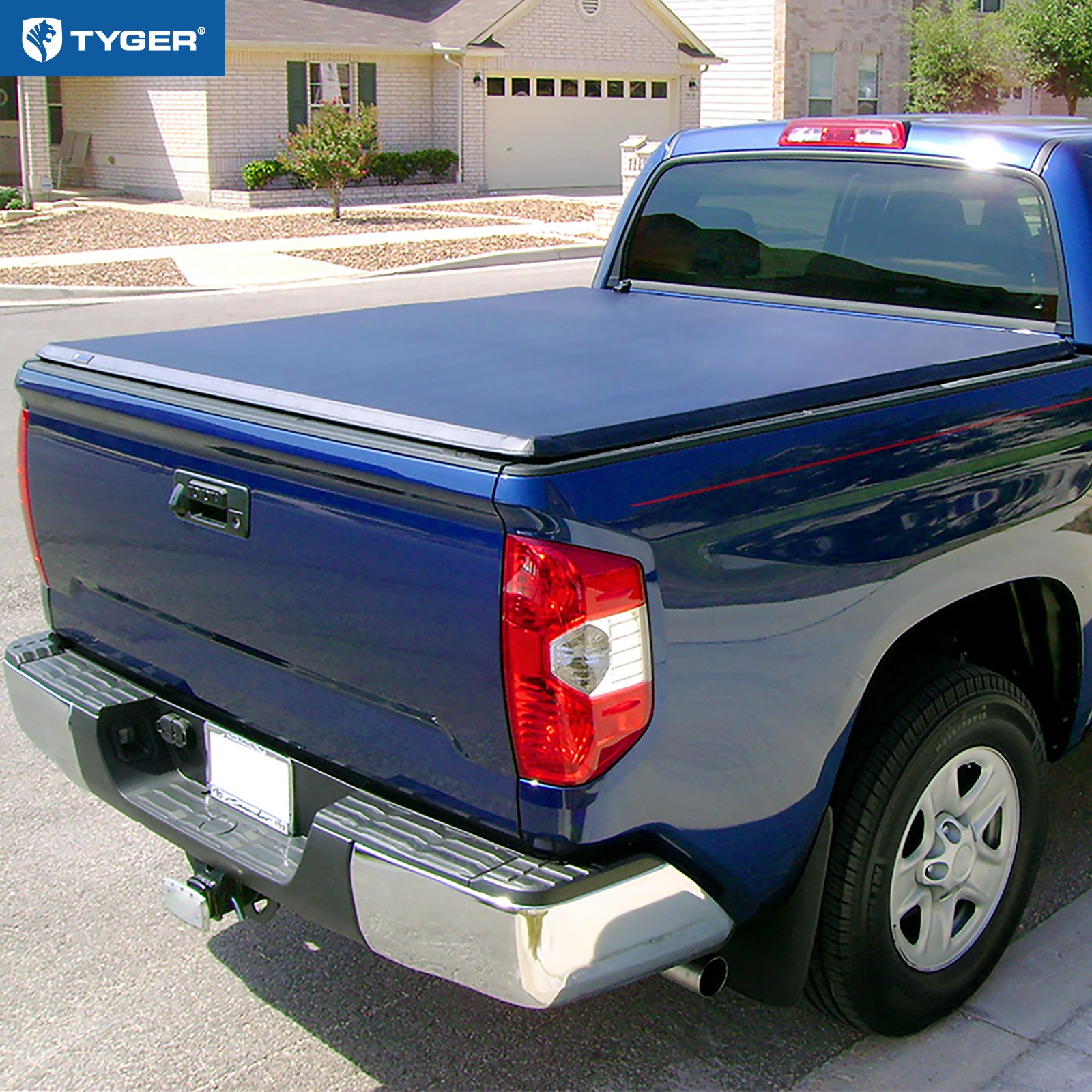 Tyger T3 Soft Tri Fold Fit 2007 2013 Toyota Tundra 55 Bed