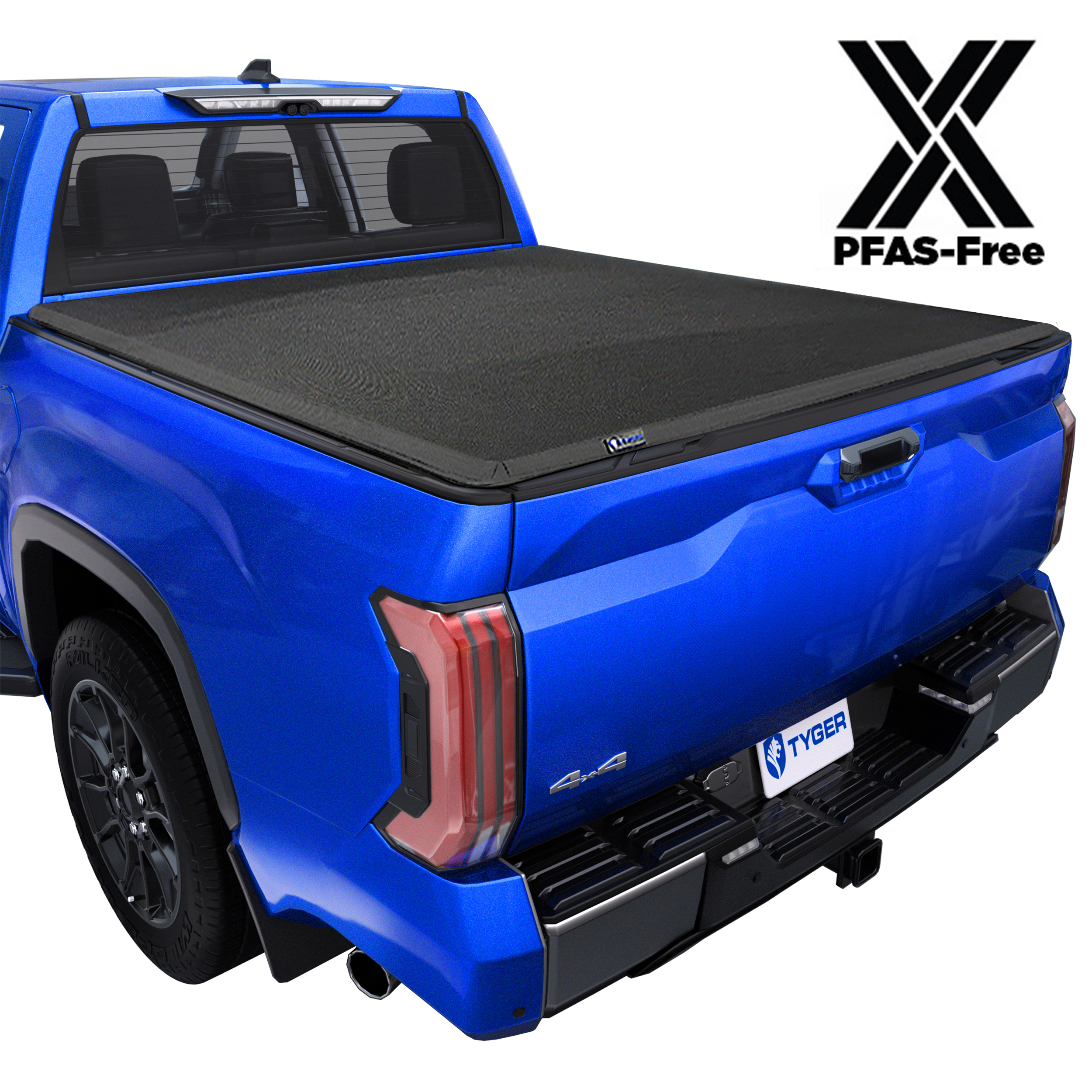 TYGER T3X Soft Tri-Fold in Fabric fit 2014-2021 Toyota Tundra | 5.5' Bed
