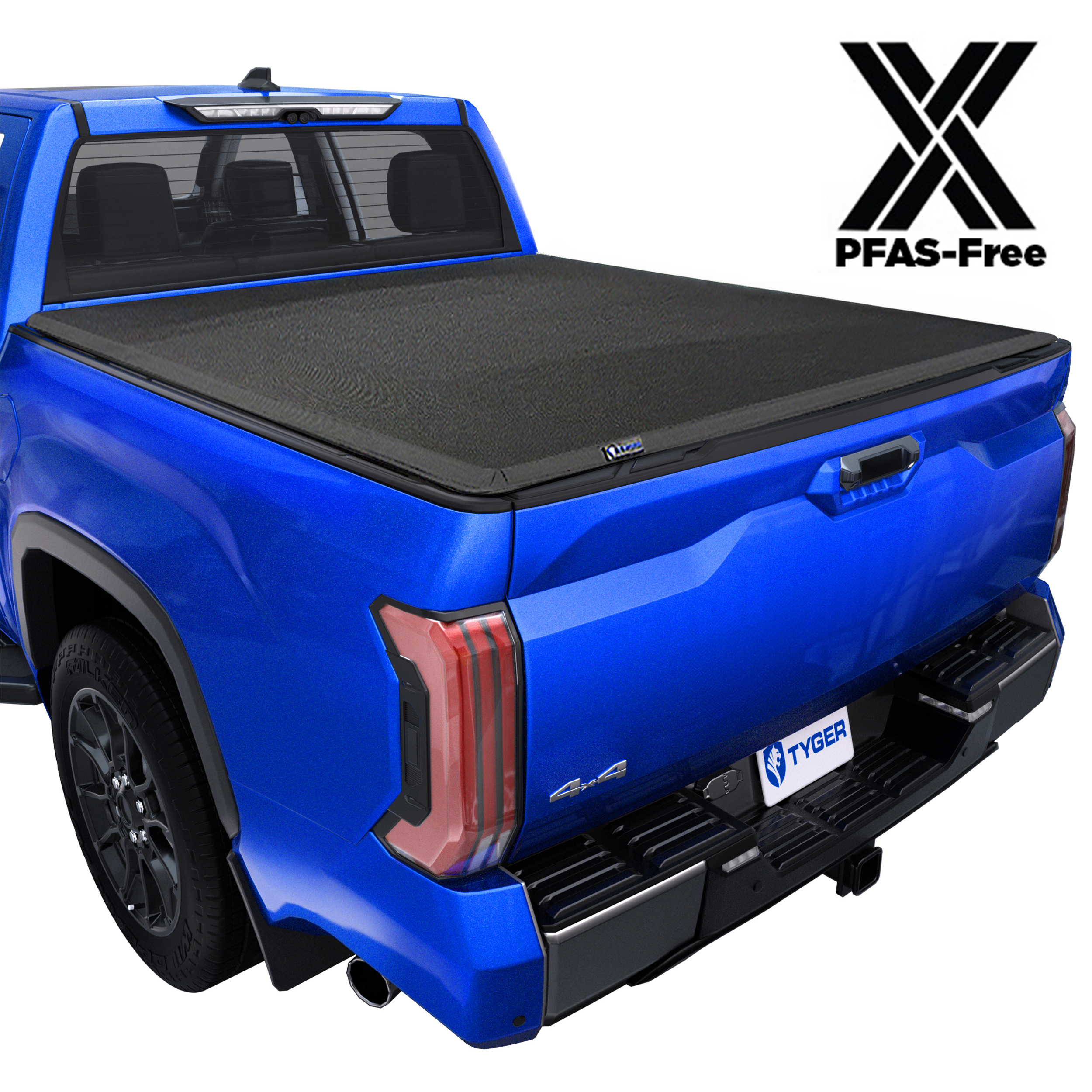 TYGER T3X Soft Tri-Fold in Fabric fit 2014-2021 Toyota Tundra | 6.5' Bed