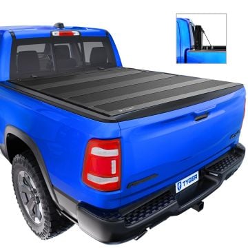TYGER T4 Flip-Up Low Profile Hard Alloy fit 09-18 Ram 1500; 10-25 2500 3500;19-25 Classic | 6'4" Bed