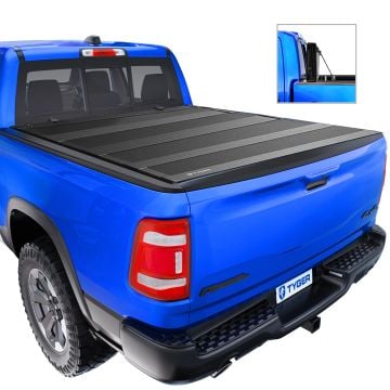 TYGER T4 Flip-Up Low Profile Hard Alloy fit 2019-2026 Ram 1500 (Not Fit 19-24 Classic) | 6'4" Bed