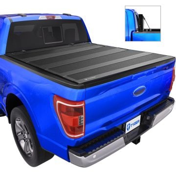TYGER T4 Flip-Up Low Profile Hard Alloy fit 2015-2025 Ford F-150; 2022-2025 Lightning | 5.5' Bed