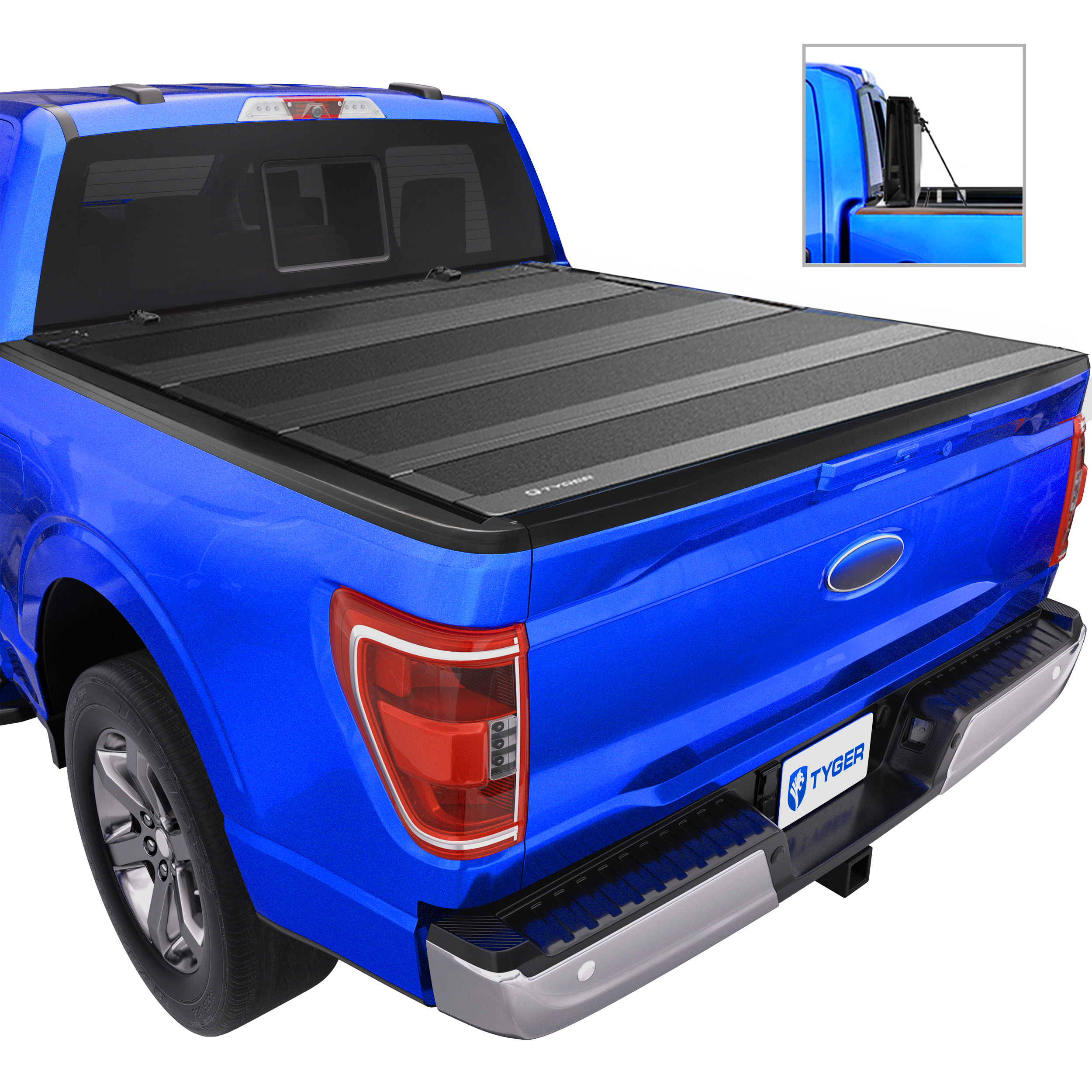 TYGER T4 Flip-Up Low Profile Hard Alloy fit 2015-2025 Ford F-150; 2022-2025 Lightning | 6.5' Bed