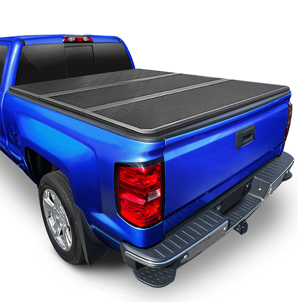 TYGER T5 Tri-Fold Alloy Hardtop fit 2007-2013 Chevy Silverado GMC Sierra 1500 | 5'9" Bed