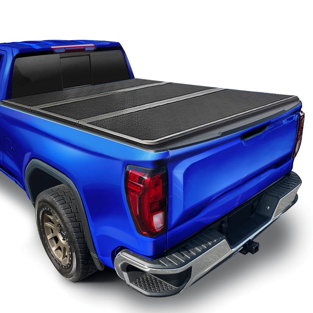 TYGER T5 Tri-Fold Alloy Hardtop fit 19-25 Silverado/Sierra 1500 New Body | 5'10" Bed