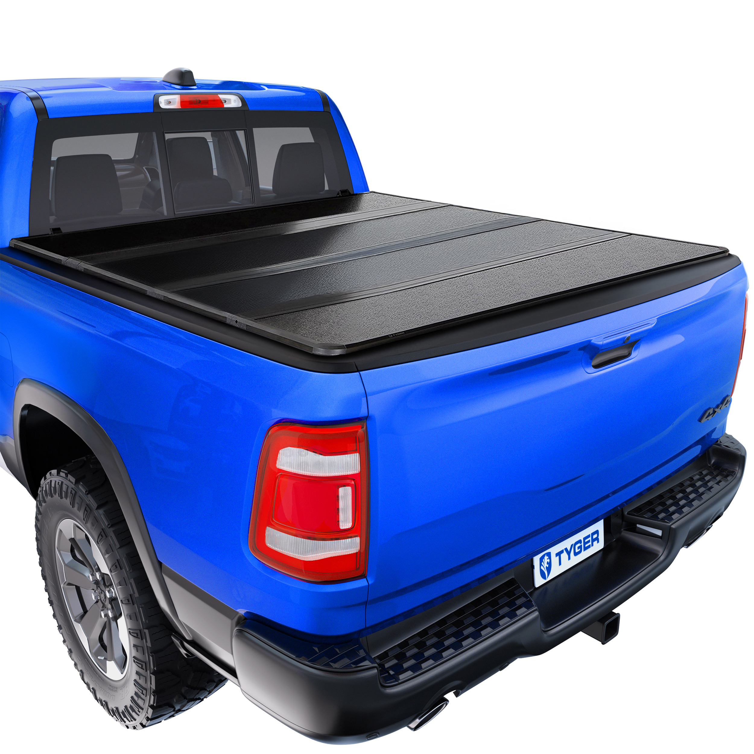 TYGER T5 Quad-Fold Alloy Hardtop fit 2009-2025 Dodge Ram 1500; 2019-2025 Classic | 5'7" Bed
